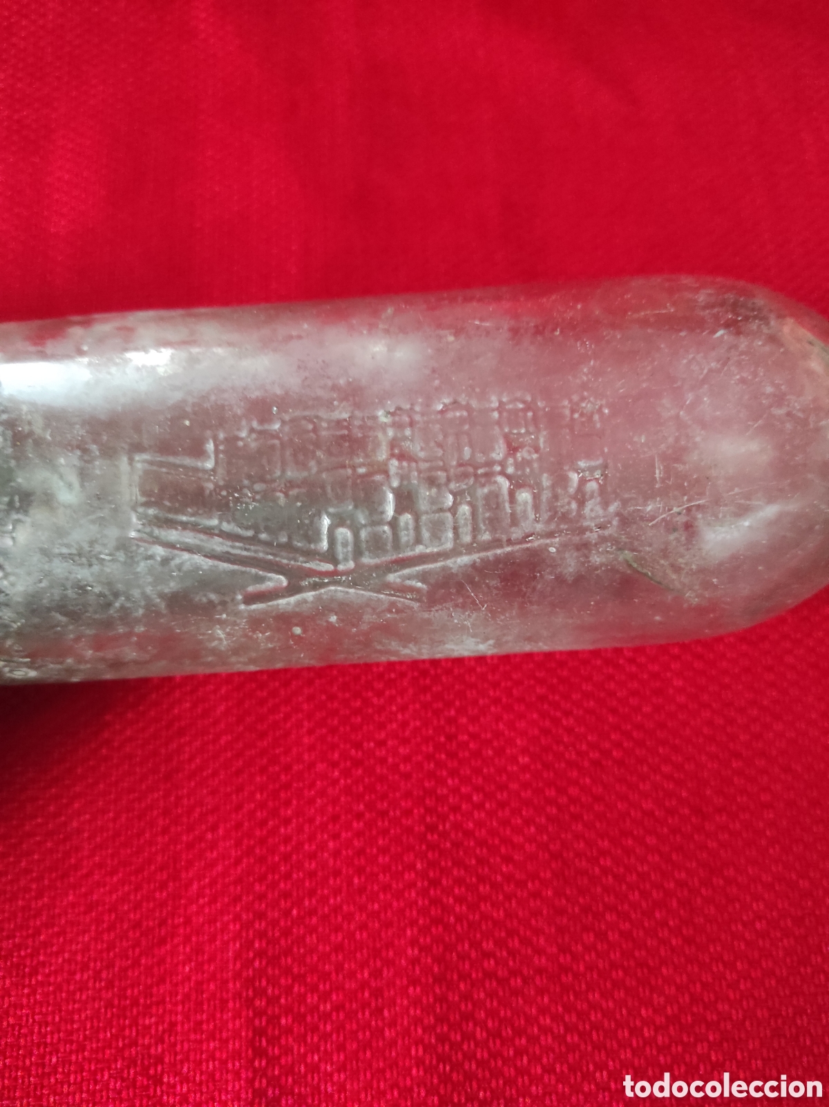 Botellas antiguas: Botella de gaseosa marca SEVILLA 1908 - Foto 5