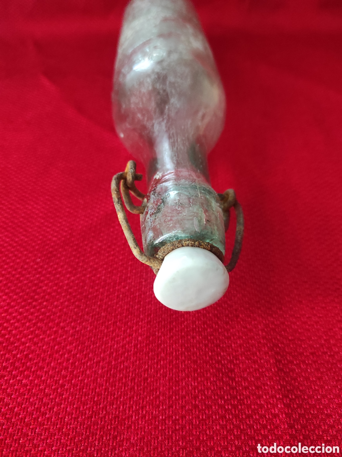 Botellas antiguas: Botella de gaseosa marca SEVILLA 1908 - Foto 7