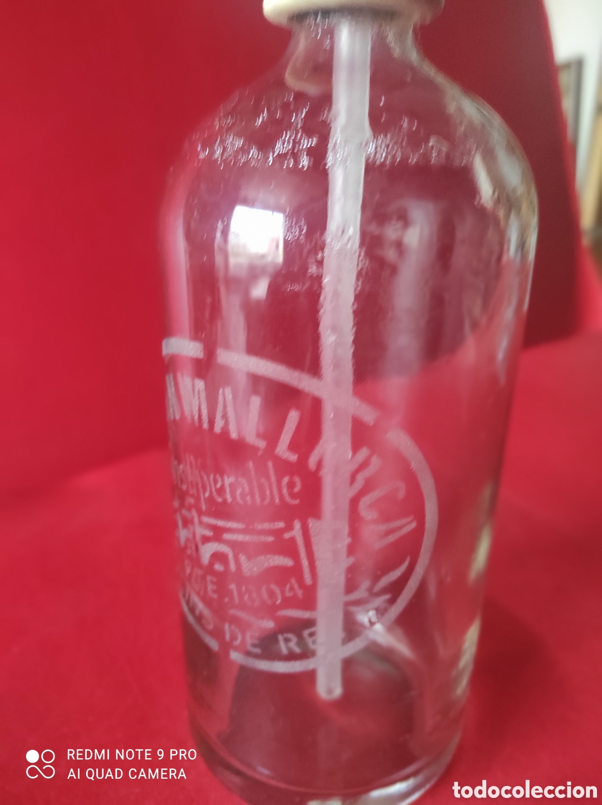 Botellas antiguas: Antiguo sif&oacute;n Mallorca.Molins DE REY - Foto 2