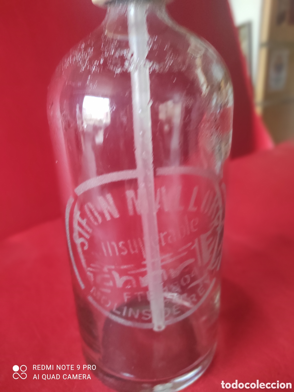 Botellas antiguas: Antiguo sif&oacute;n Mallorca.Molins DE REY - Foto 3