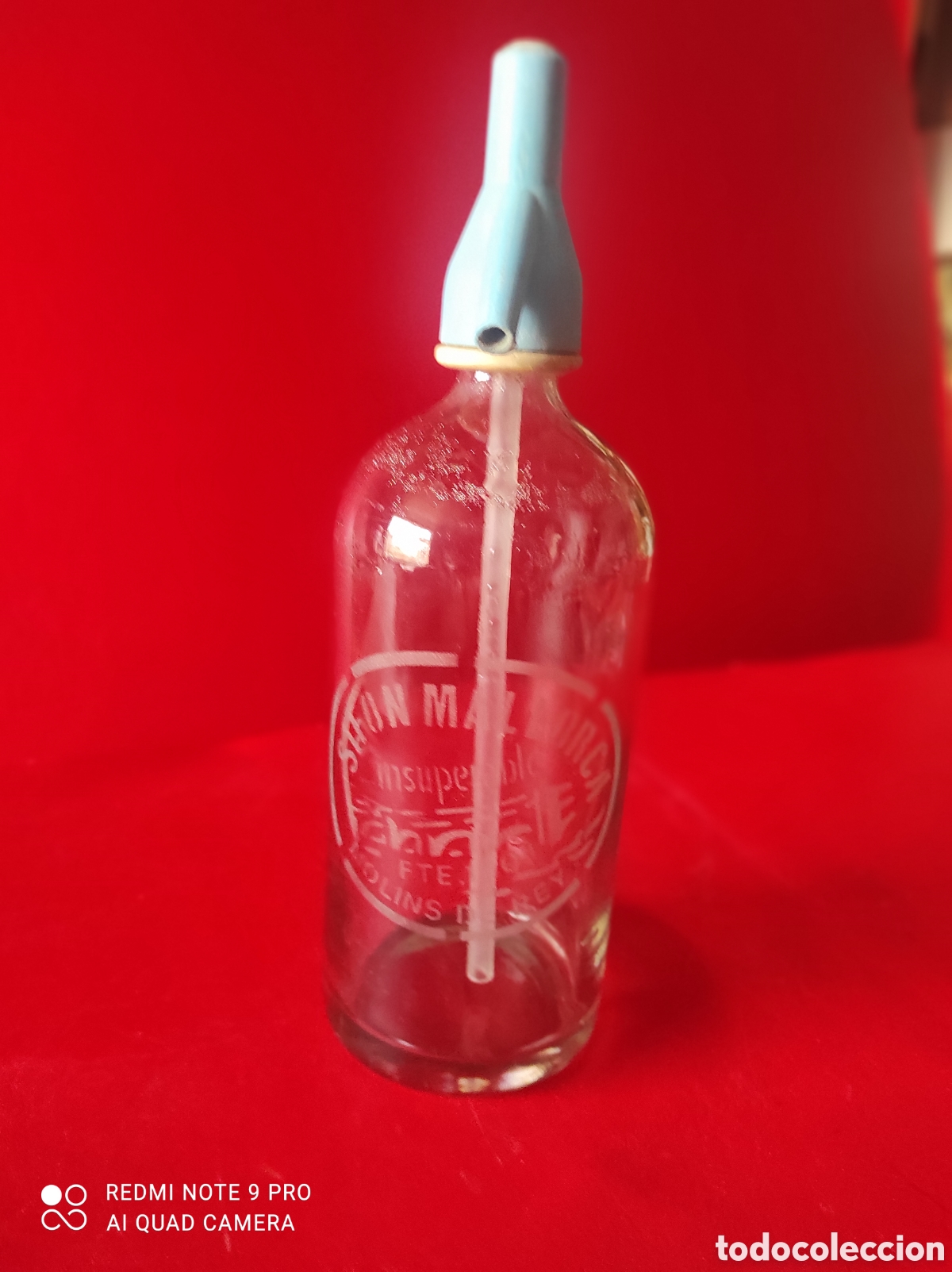 Botellas antiguas: Antiguo sif&oacute;n Mallorca.Molins DE REY - Foto 4