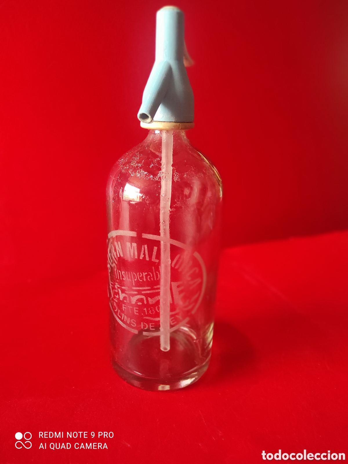 Botellas antiguas: Antiguo sif&oacute;n Mallorca.Molins DE REY - Foto 1