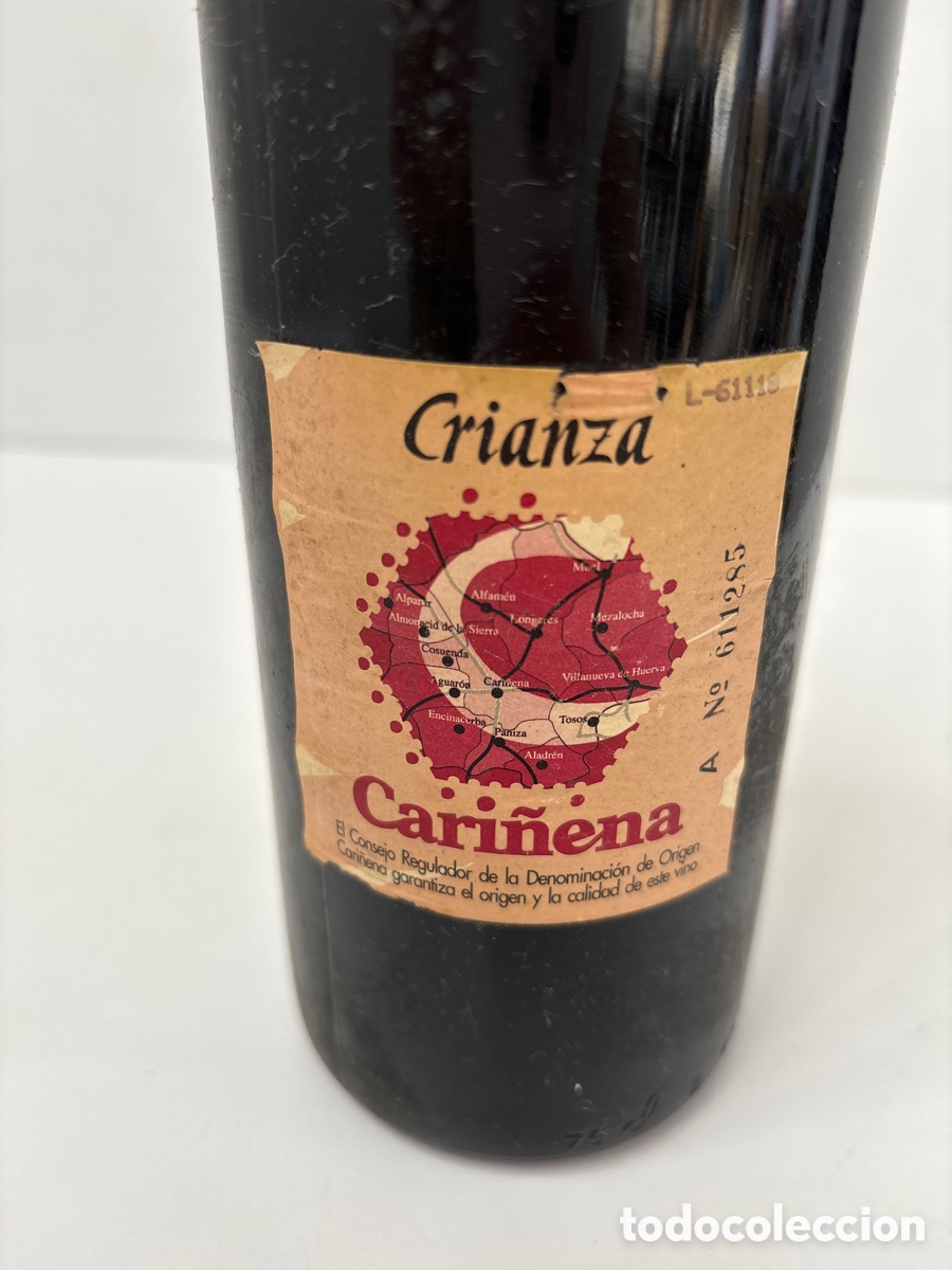 Botellas antiguas: SE&Ntilde;OR&Iacute;O DEL AGUILA CRIANZA 1992 - Foto 4