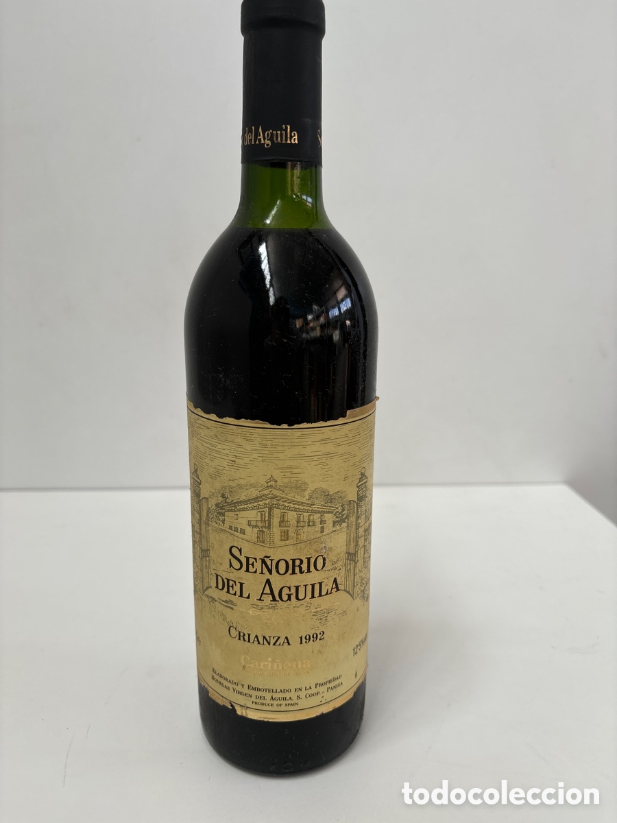 Botellas antiguas: SE&Ntilde;OR&Iacute;O DEL AGUILA CRIANZA 1992 - Foto 1