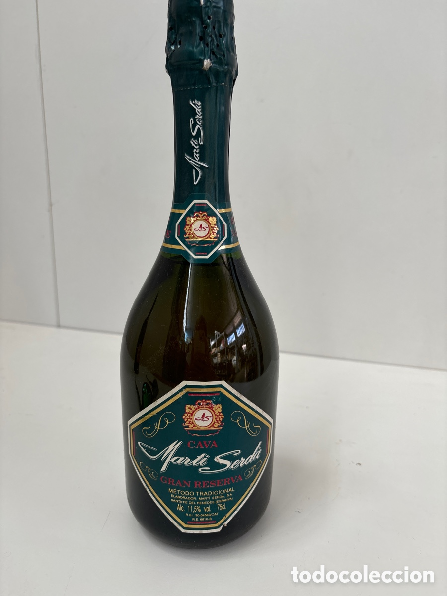 Botellas antiguas: CAVA MART&Iacute; SERDA GRAN RESERVA PRECINTADO - Foto 1