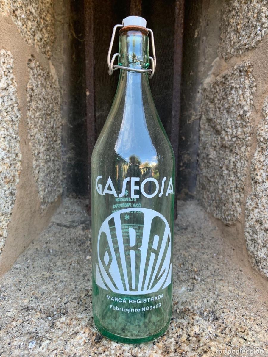 Botellas antiguas: BOTELLA GASEOSA PIBAL FERROL - Foto 1