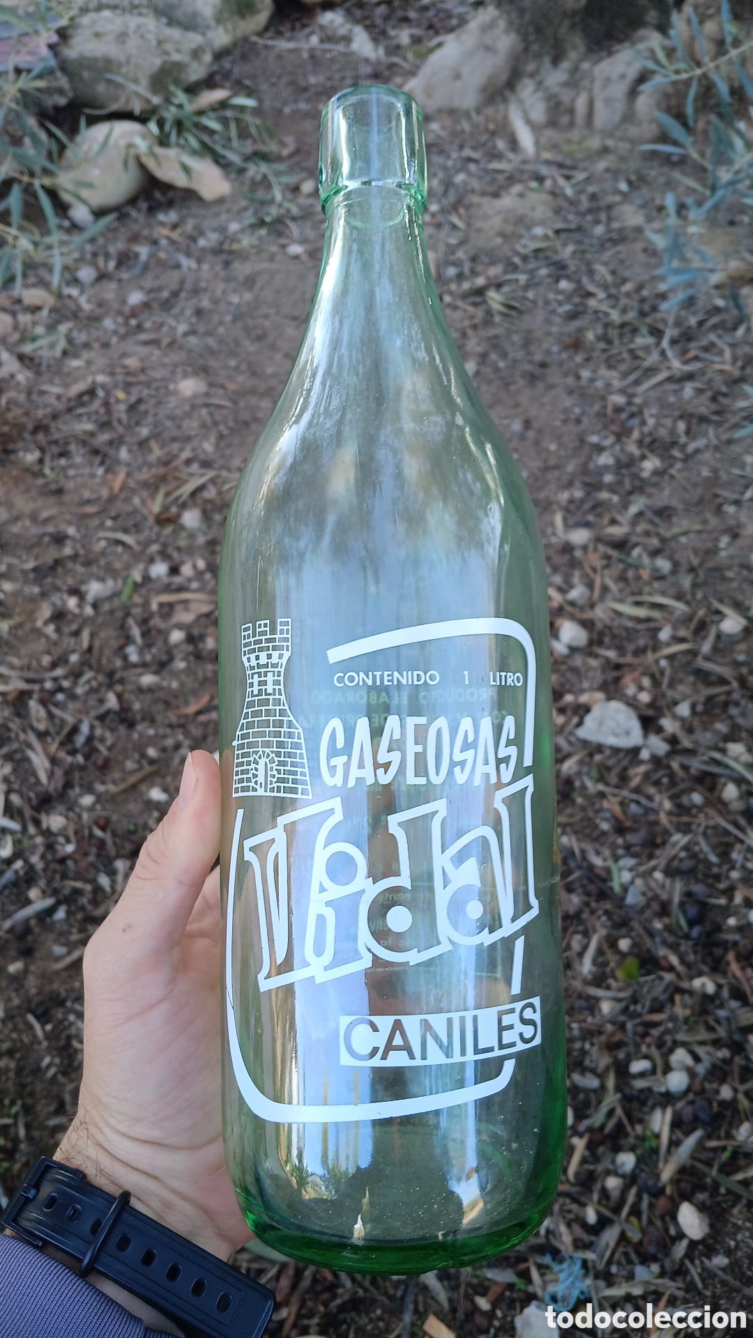 Botellas antiguas: Gaseosa Vidal Caniles Granada - Foto 1