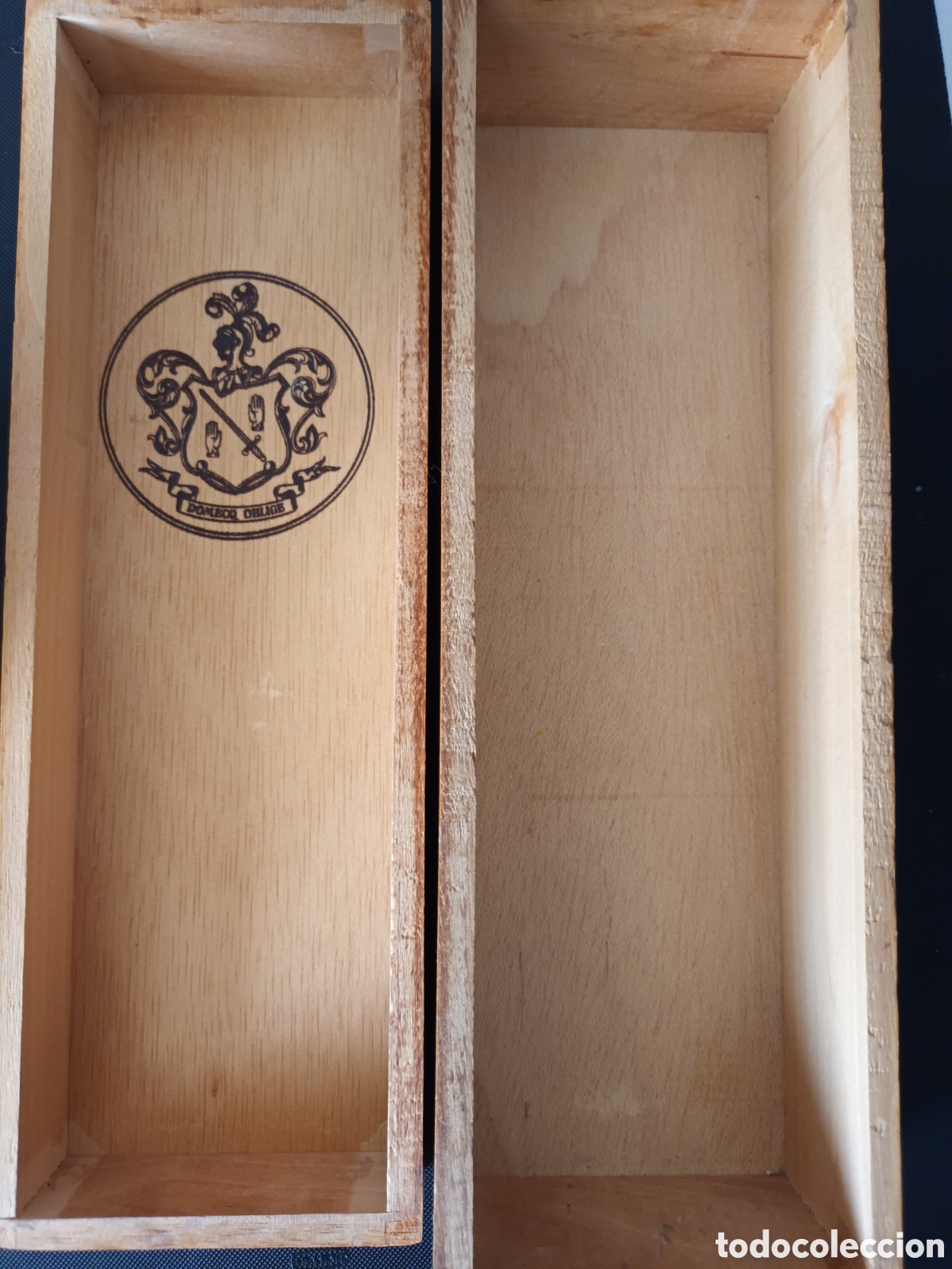 Botellas antiguas: Botella con caja de madera Carlos I - Foto 6