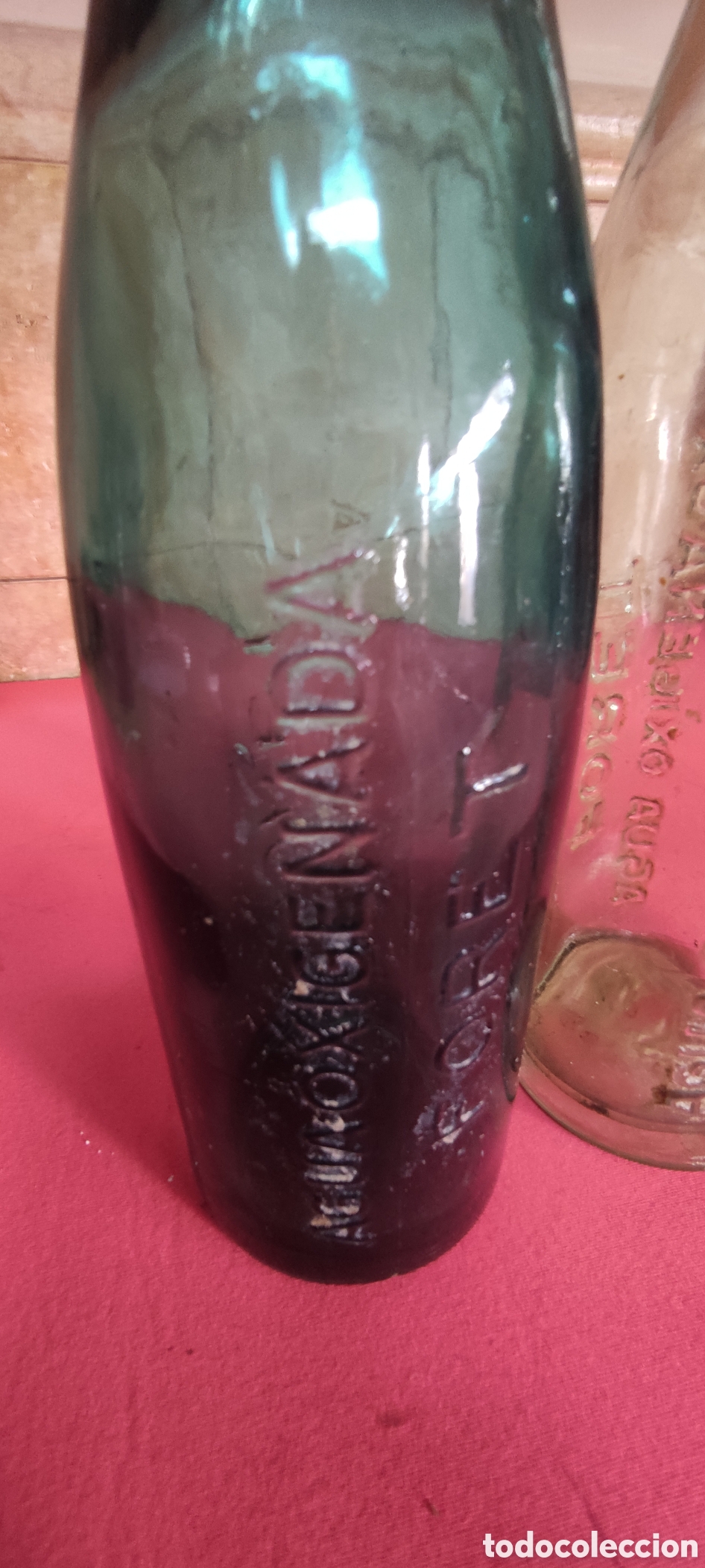 Botellas antiguas: Botellas agua oxigenada Foret - Foto 5