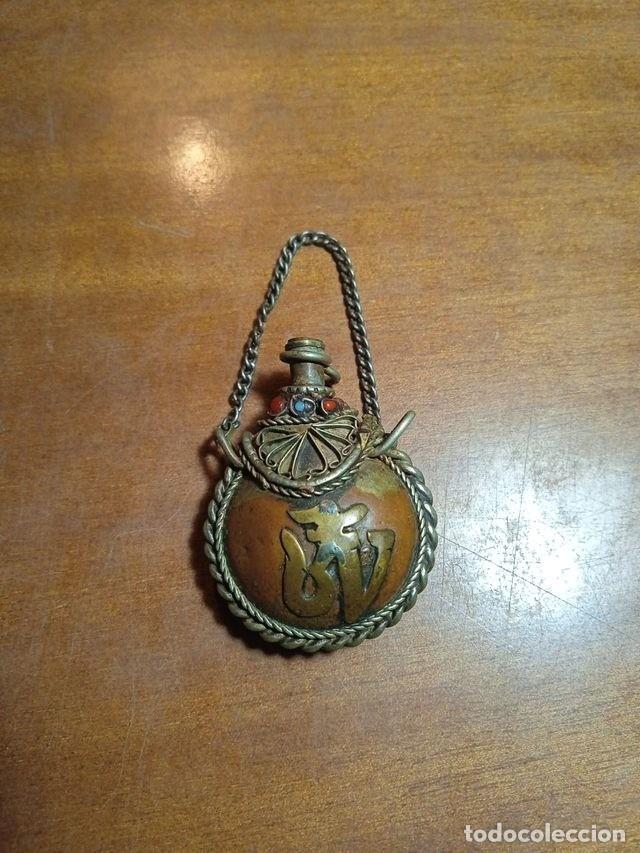 Botellas antiguas: Antiguo perfumero Indio - Foto 4
