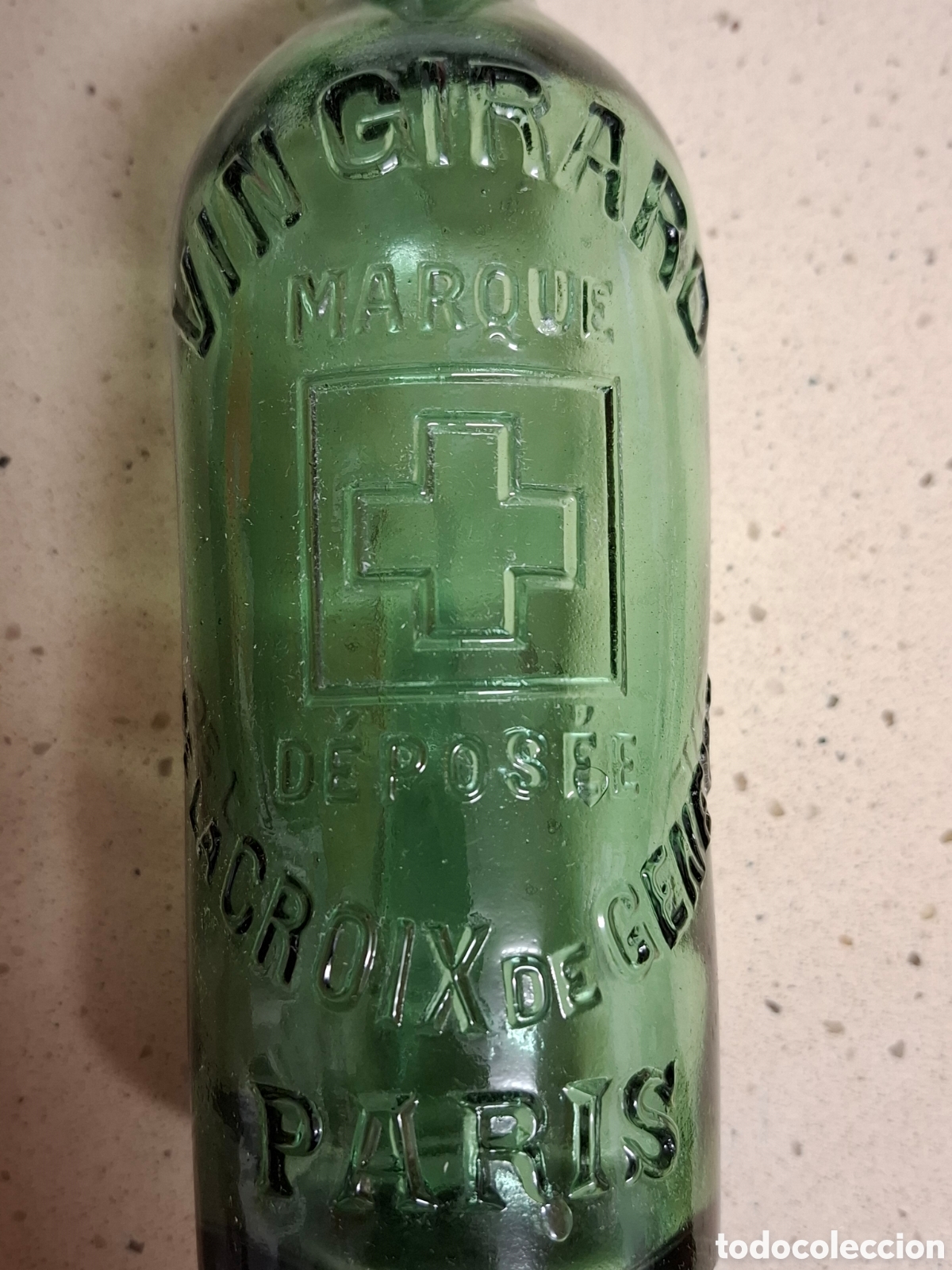 Botellas antiguas: Botella vin girard Francia - Foto 2