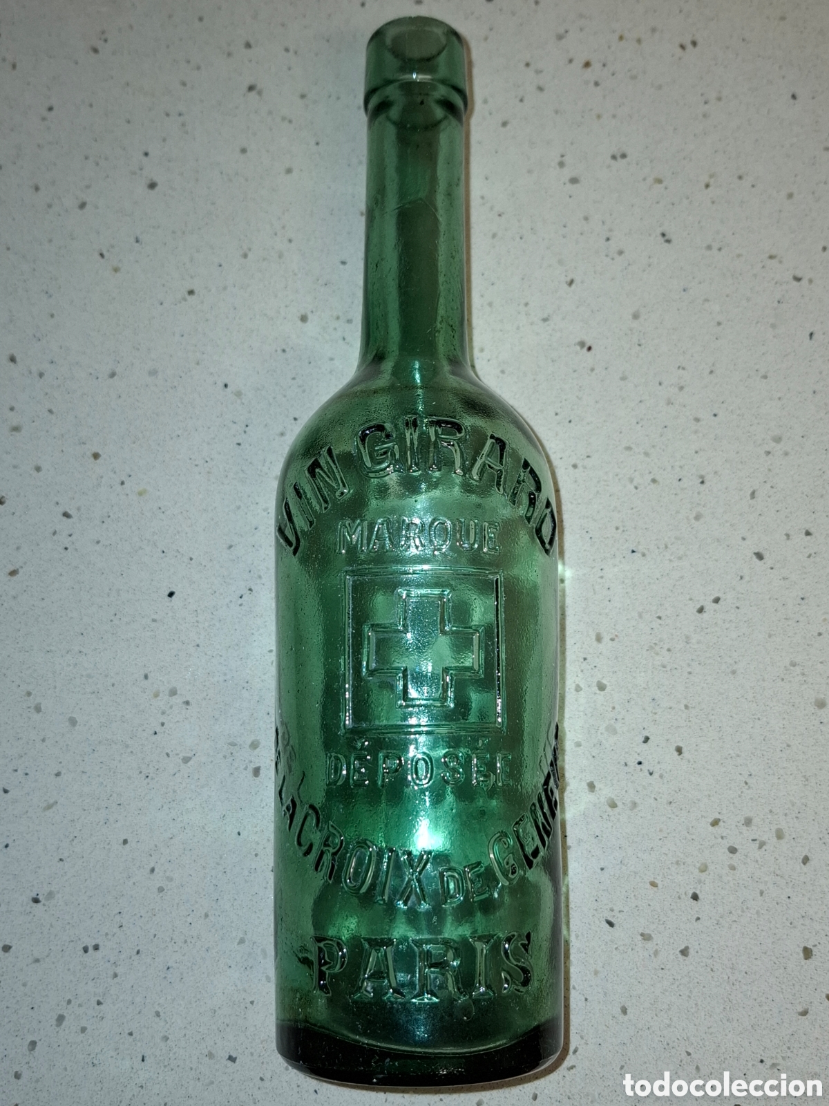 Botellas antiguas: Botella vin girard Francia - Foto 1