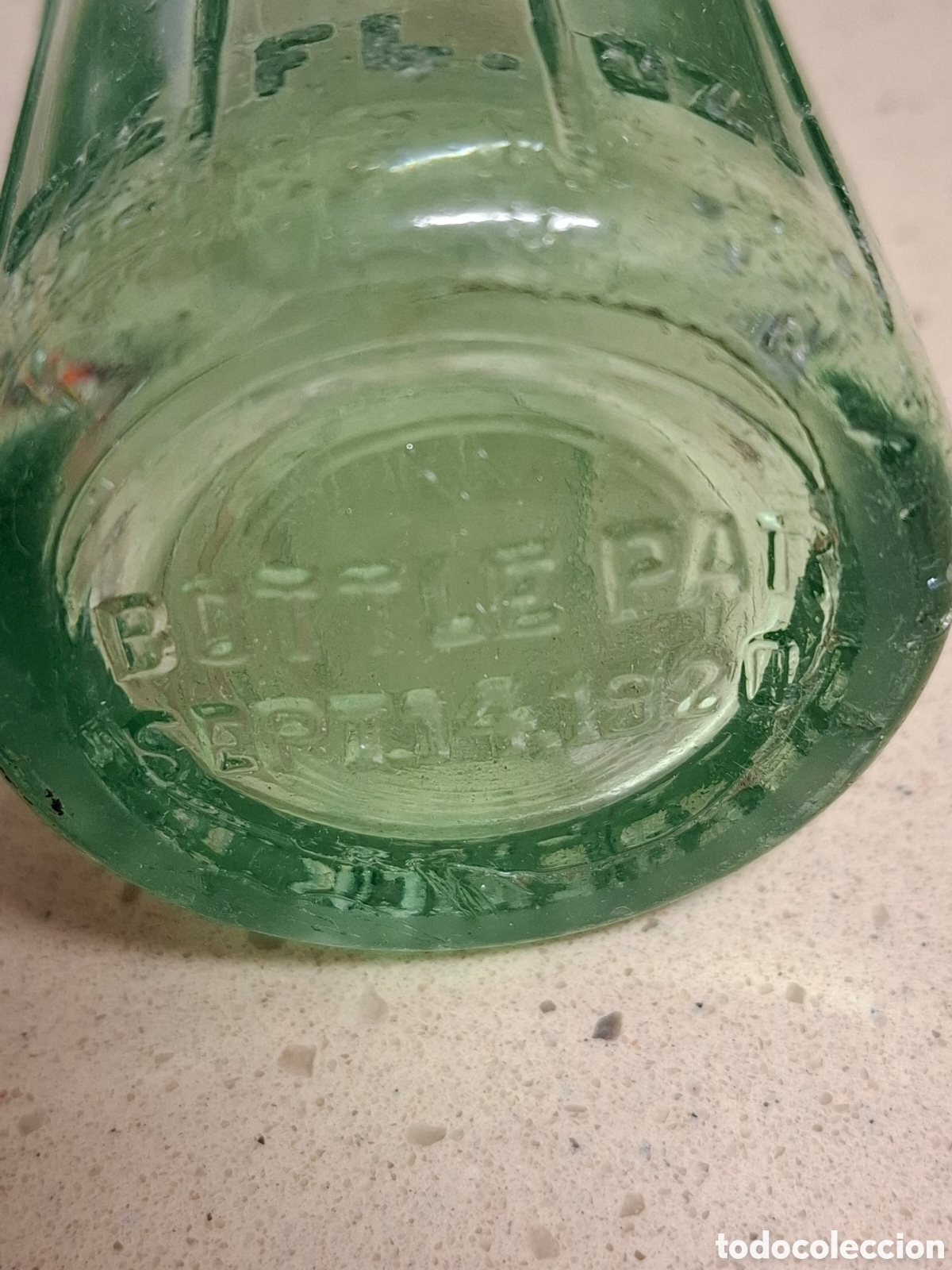 Botellas antiguas: Botella ver-vac 1920 - Foto 5