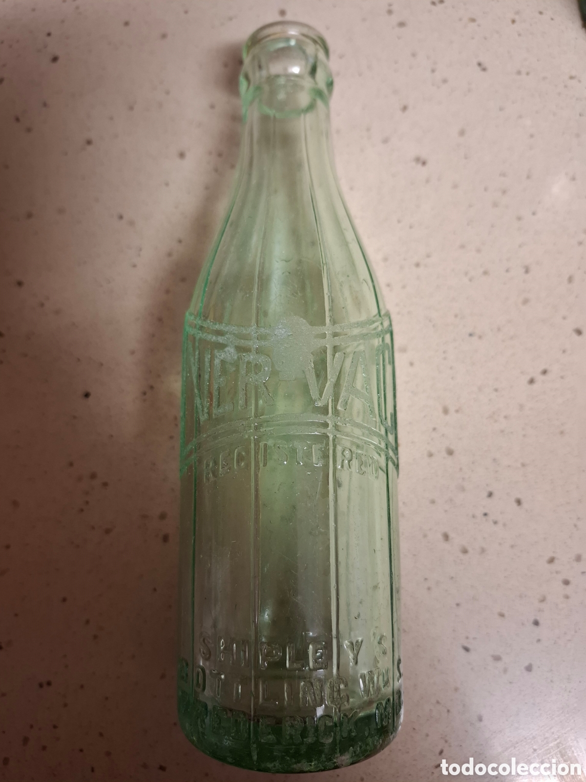 Botellas antiguas: Botella ver-vac 1920 - Foto 1