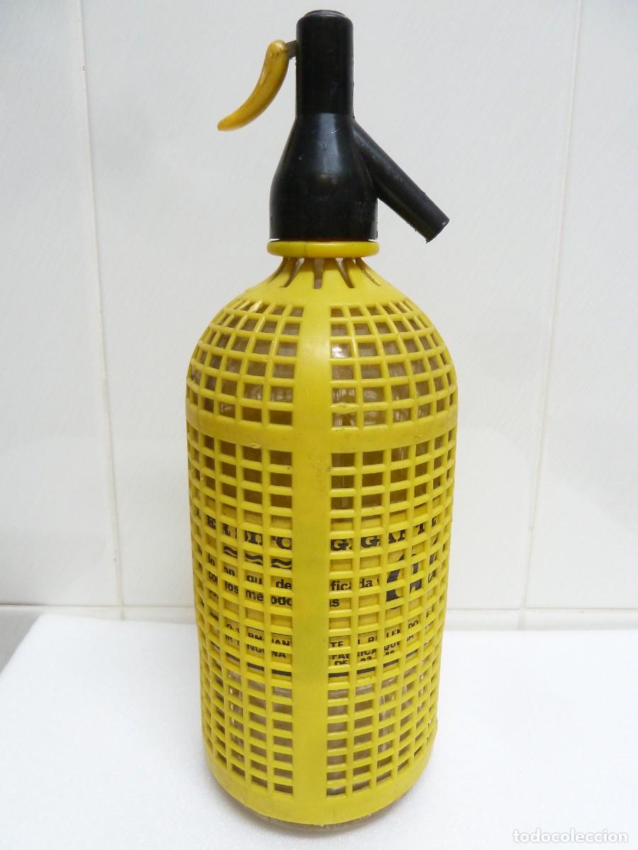 Botellas antiguas: ANTIGUA BOTELLA SIFON -OD&Egrave;RIZ-G.O.S.A.----PAMPLONA - Foto 4