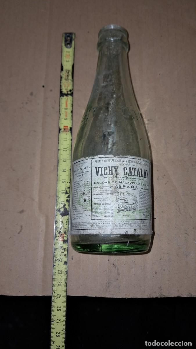 Botellas antiguas: Vichy Catalan botellin - Foto 1