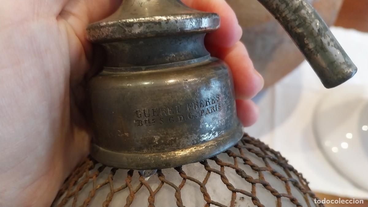 Botellas antiguas: Sif&oacute;n franc&eacute;s de Gueret Freres - Foto 4