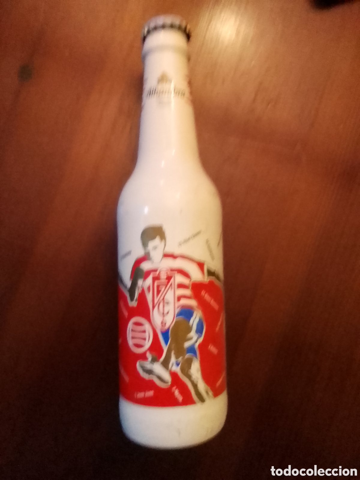 Botellas antiguas: Cervezas Alhambra edici&oacute;n limitada Granada CF - Foto 1