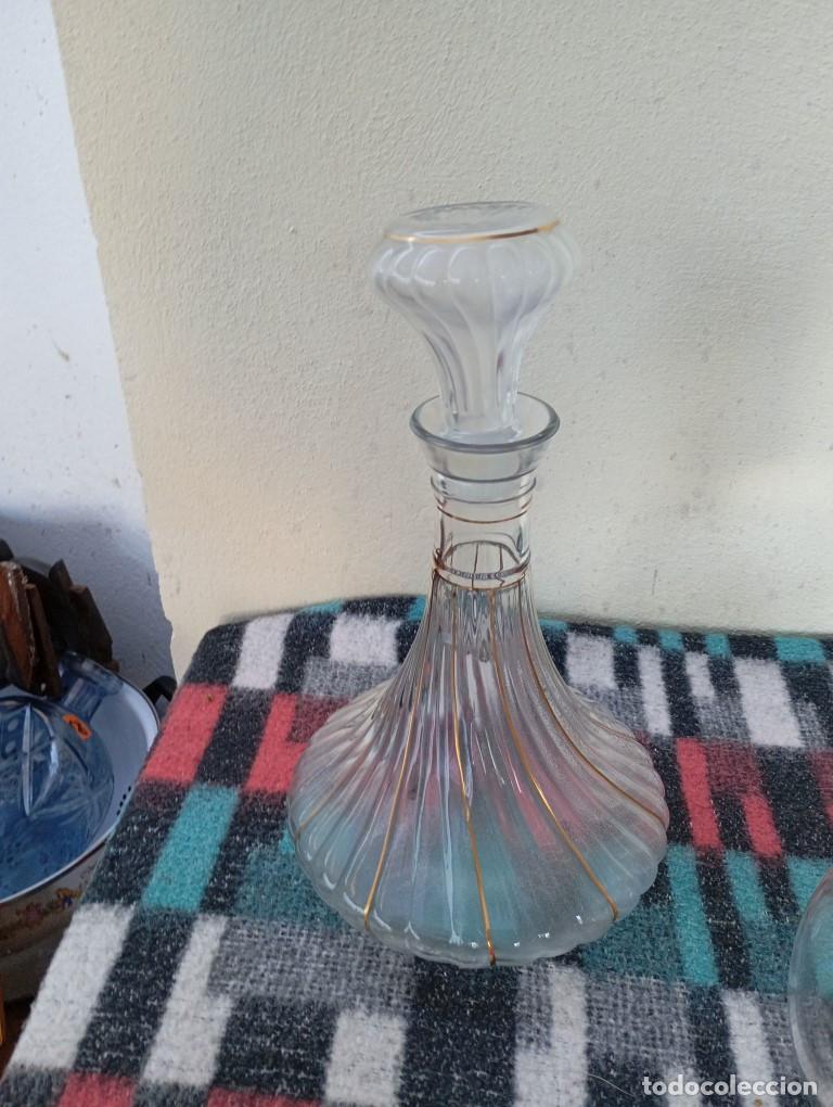 Botellas antiguas: botella de cristal vitange - Foto 1