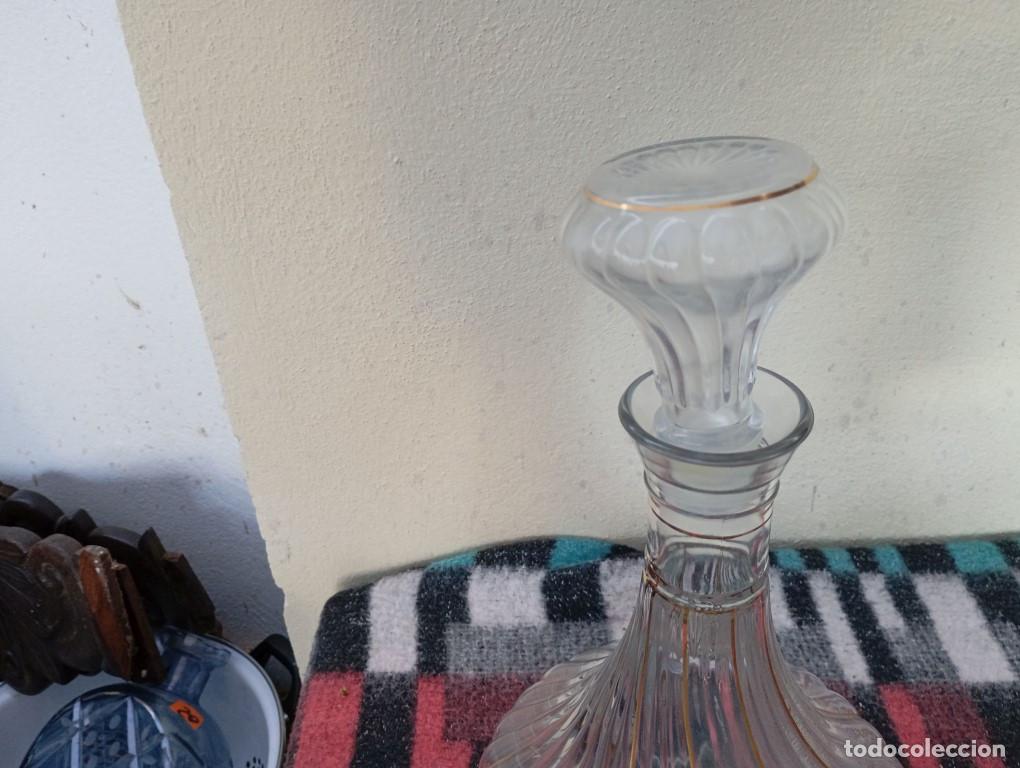 Botellas antiguas: botella de cristal vitange - Foto 3