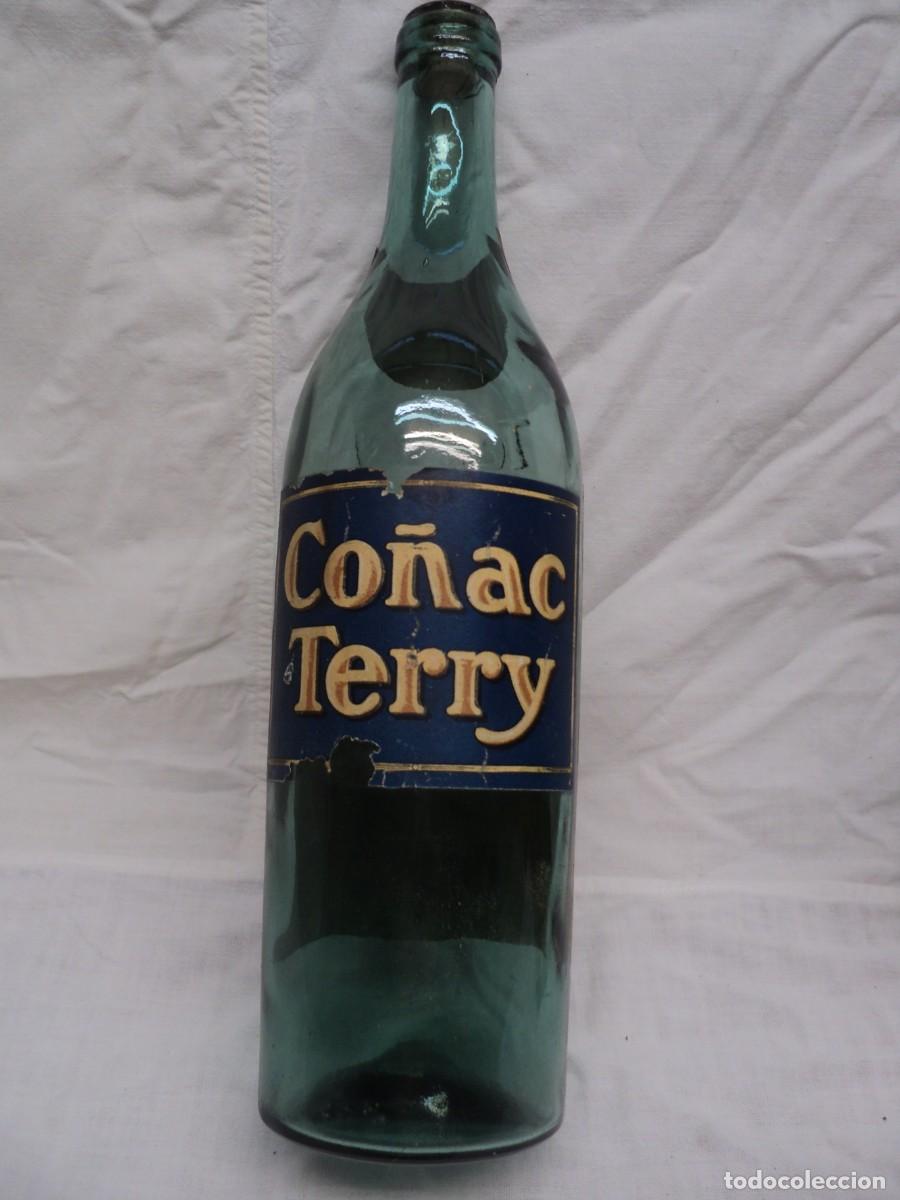 Botellas antiguas: ANTIGUA BOTELLA DE BRANDY TERRY - Foto 2