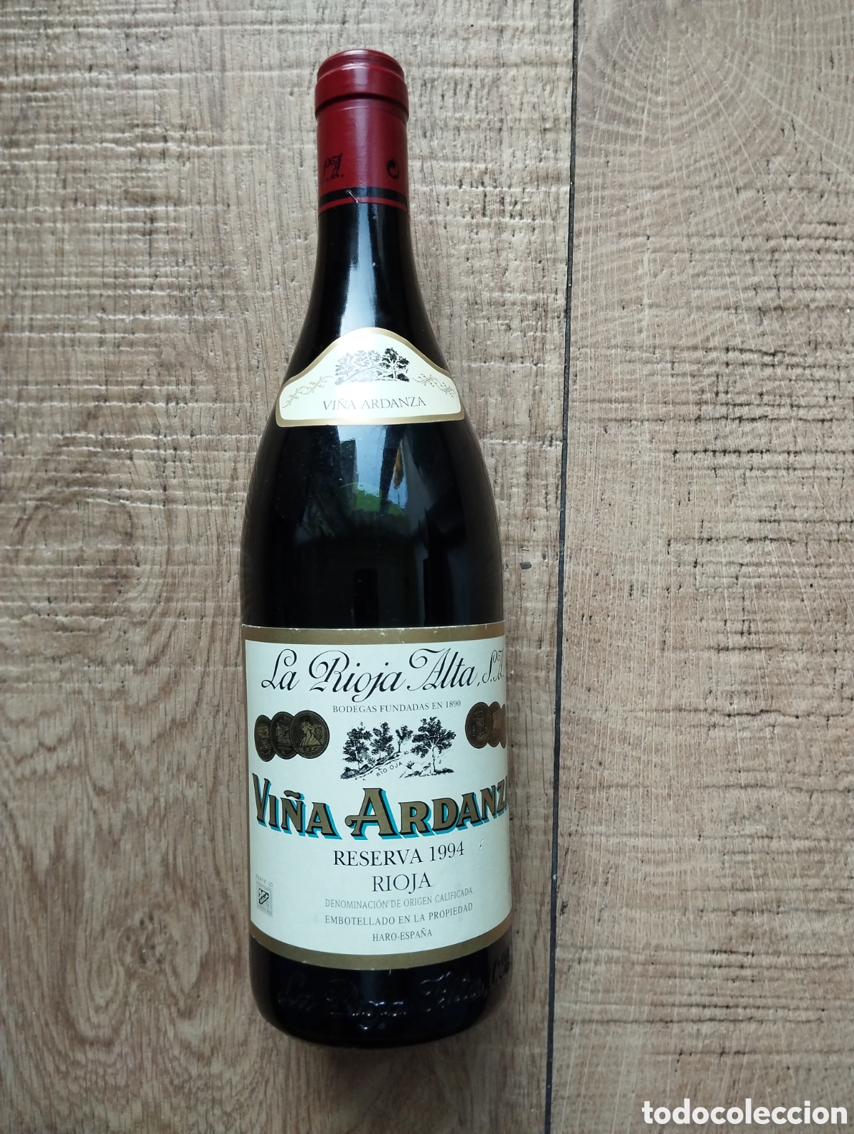 Botellas antiguas: Vi&ntilde;a Ardanza Reserva 1994 - Foto 2