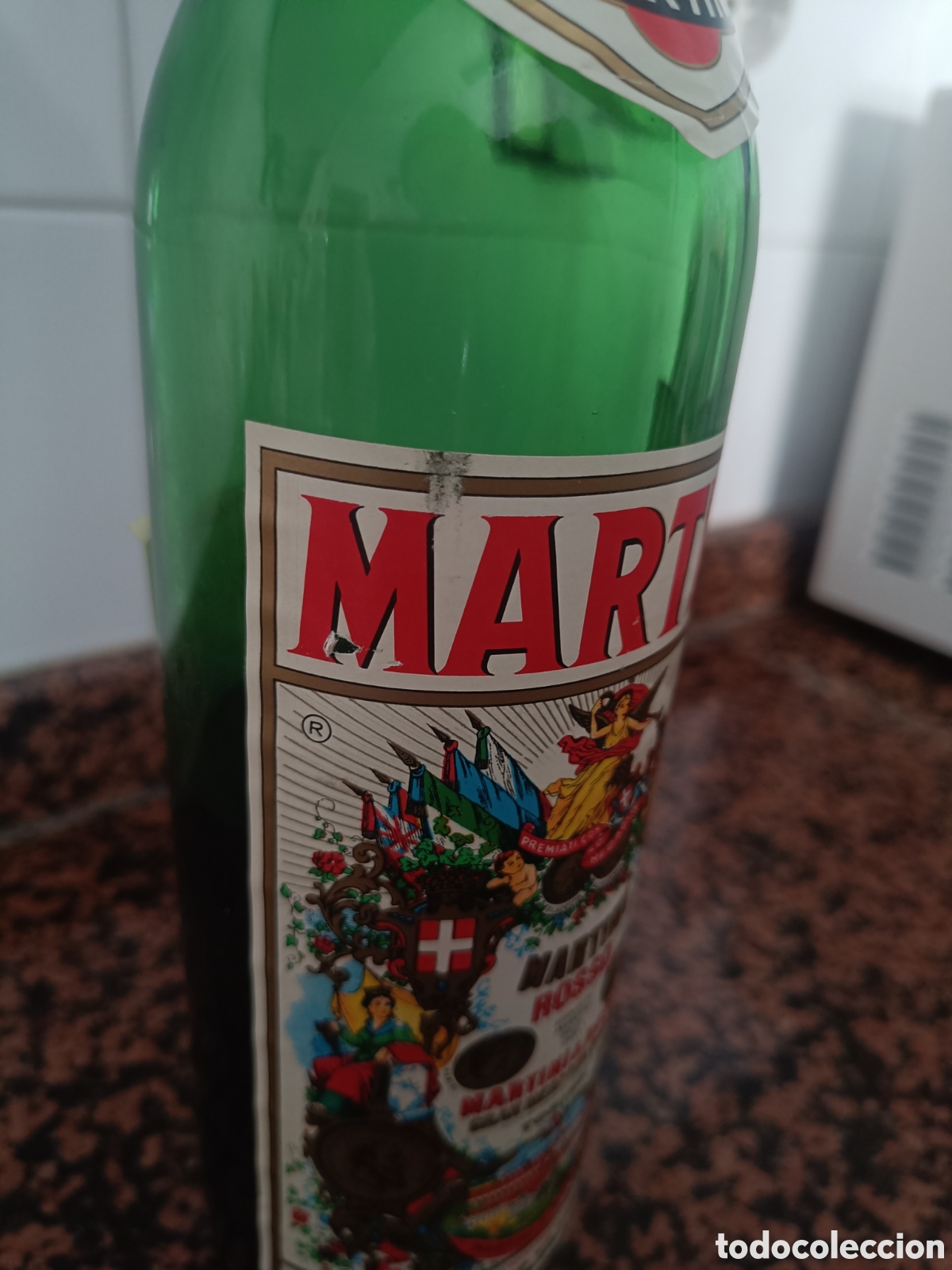 Botellas antiguas: BOTELLA MARTINI ROSSO A&Ntilde;OS 80 - Foto 2