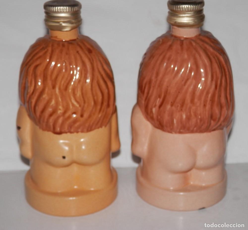Botellas antiguas: DOS BOTELLAS DEL LICOR DEL PARAISO - Foto 2