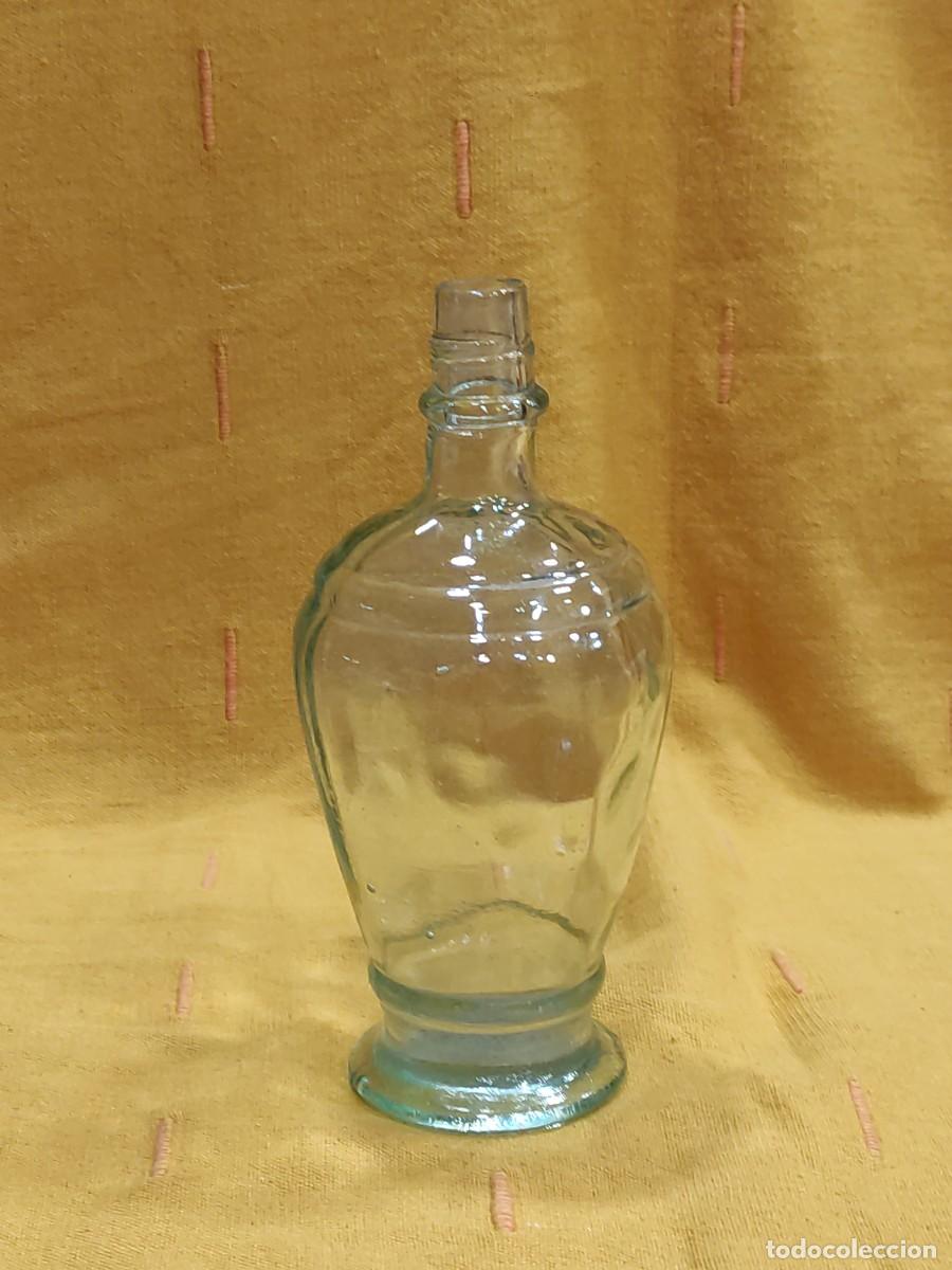 Botellas antiguas: Botella cristal soplado - Foto 1