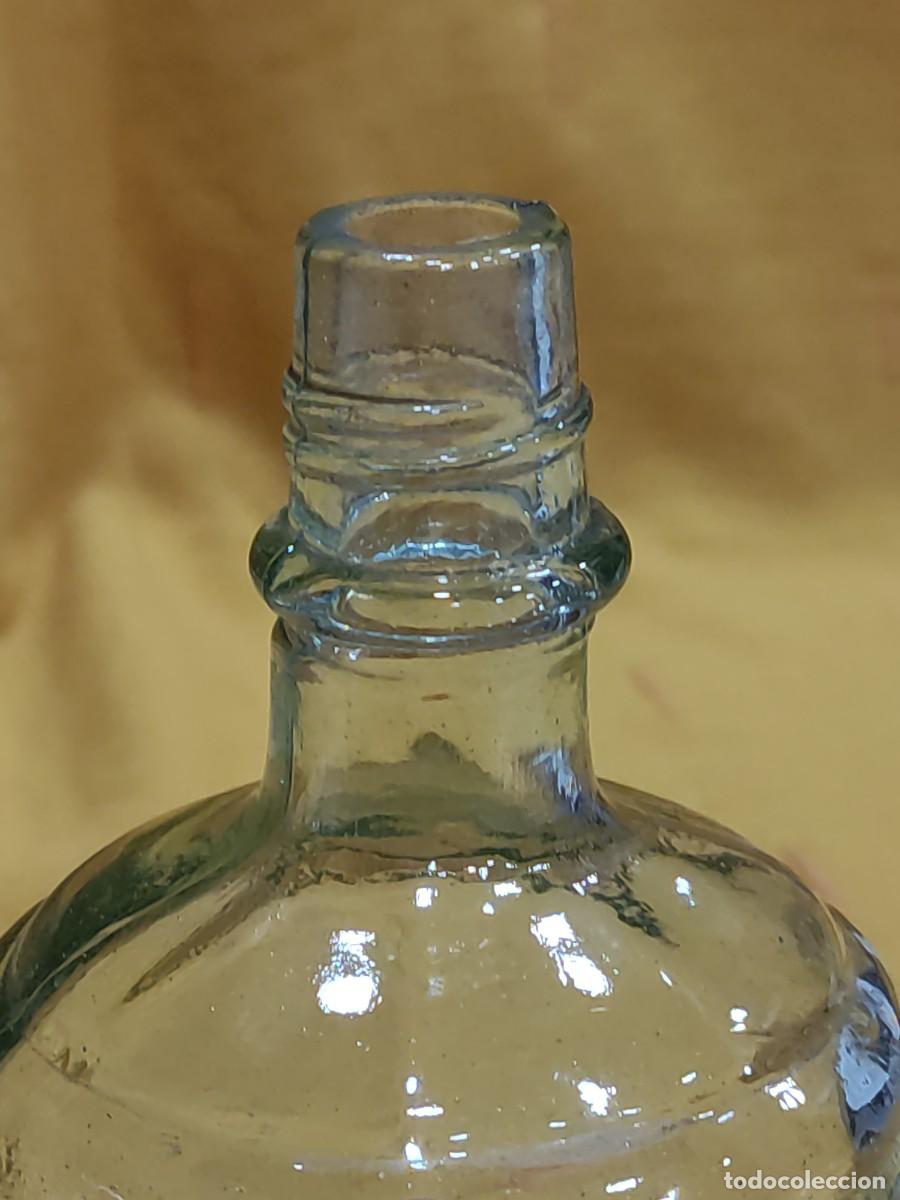 Botellas antiguas: Botella cristal soplado - Foto 3