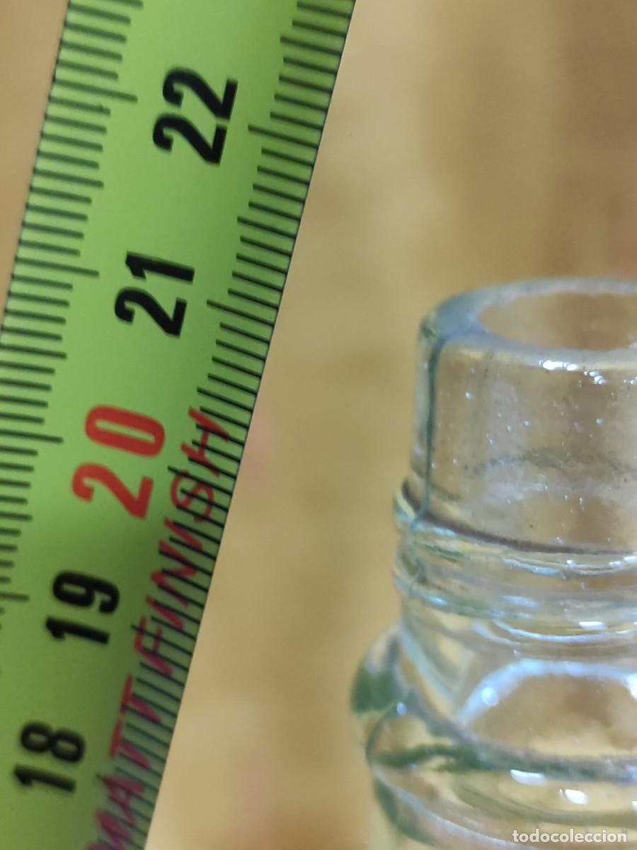Botellas antiguas: Botella cristal soplado - Foto 6