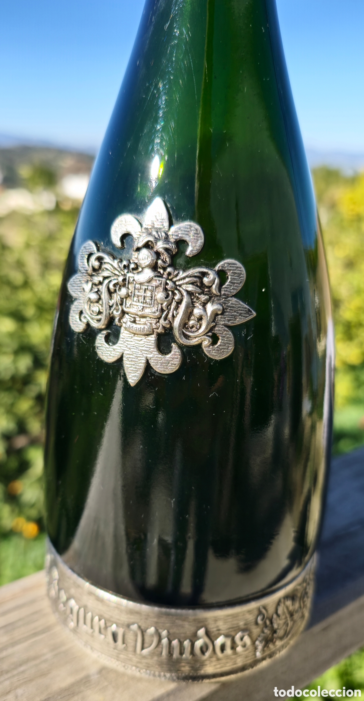 Botellas antiguas: Botella Segura Viudas - Foto 1