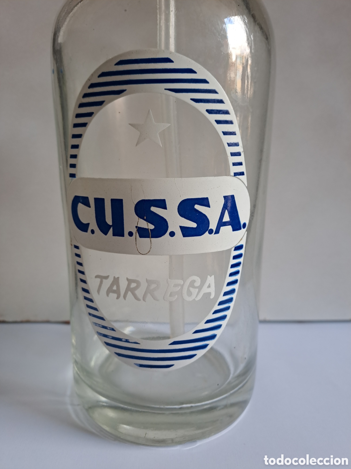Botellas antiguas: Sif&oacute;n Cussa. T&agrave;rrega - Foto 3
