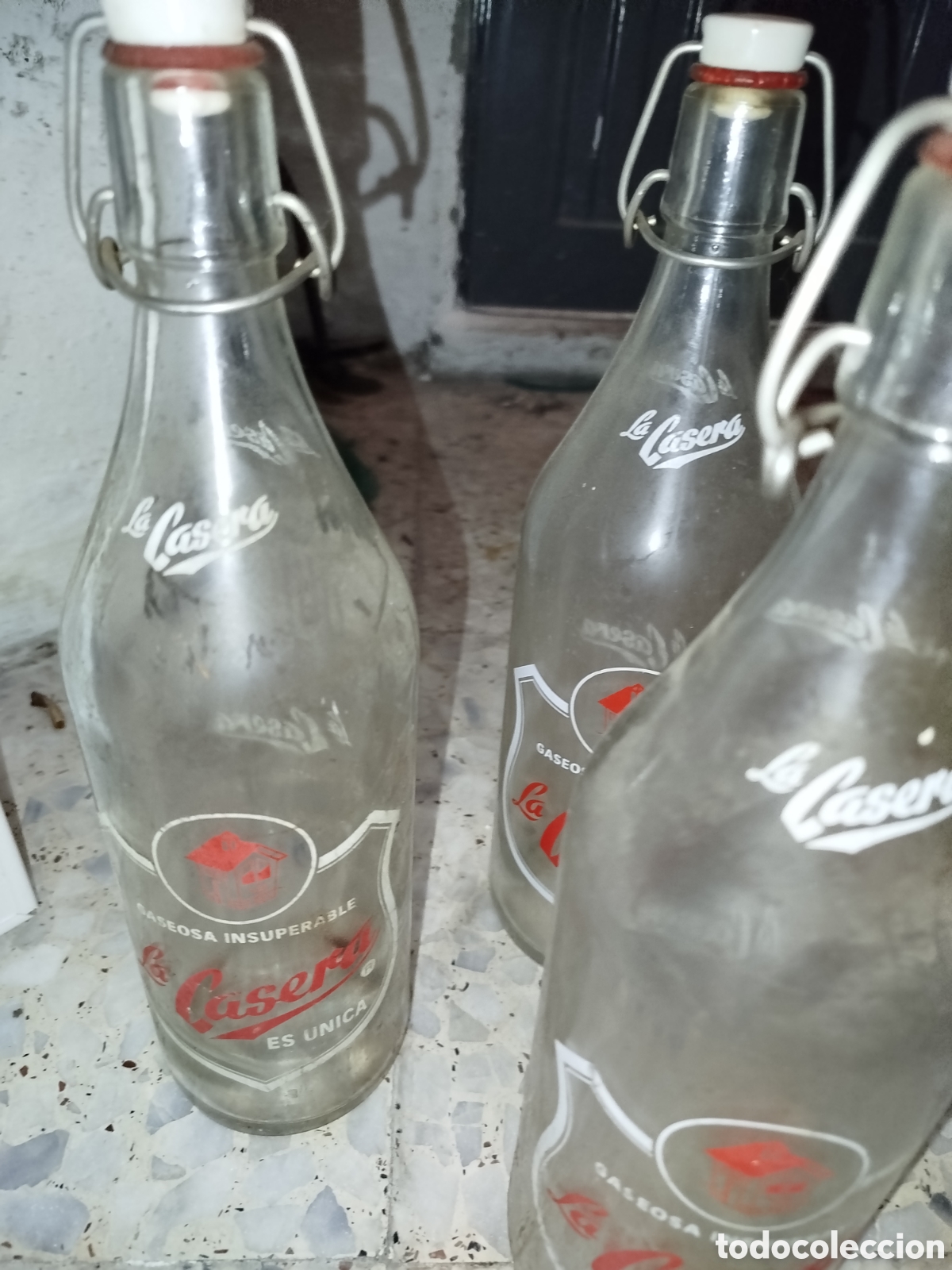 Botellas antiguas: 5 botellas antiguas de la Casera - Foto 4