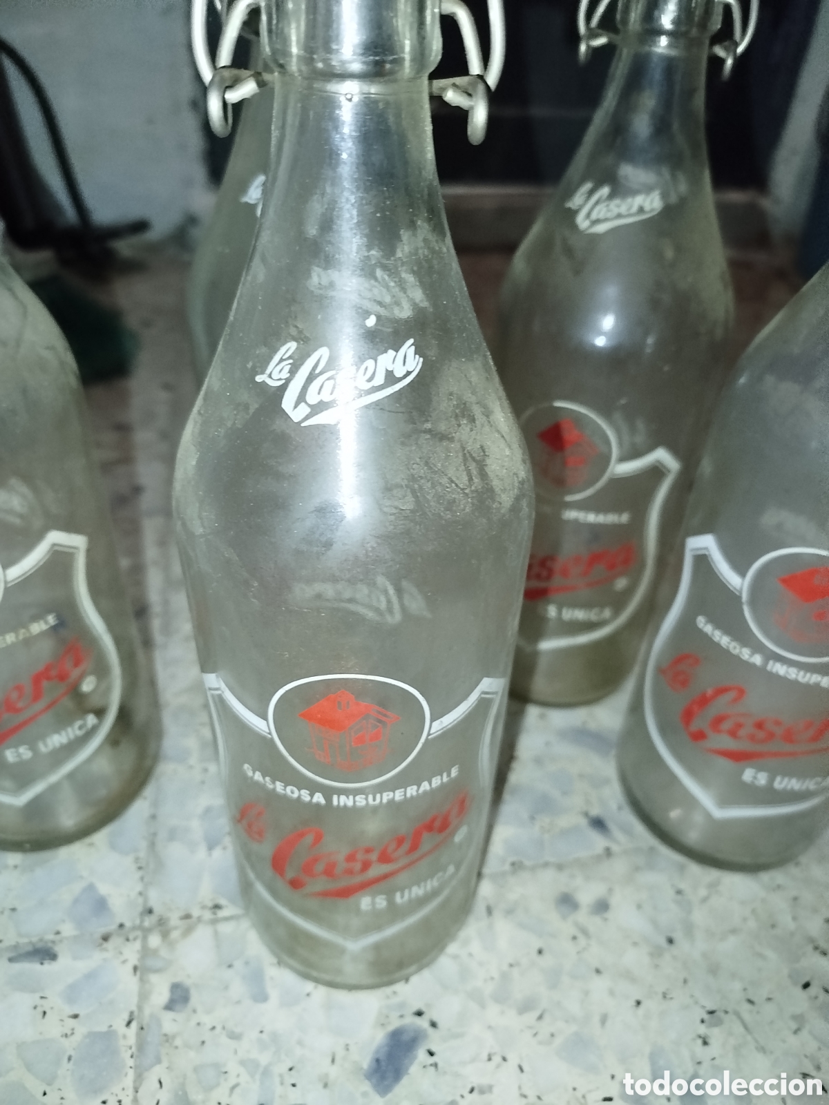 Botellas antiguas: 5 botellas antiguas de la Casera - Foto 5