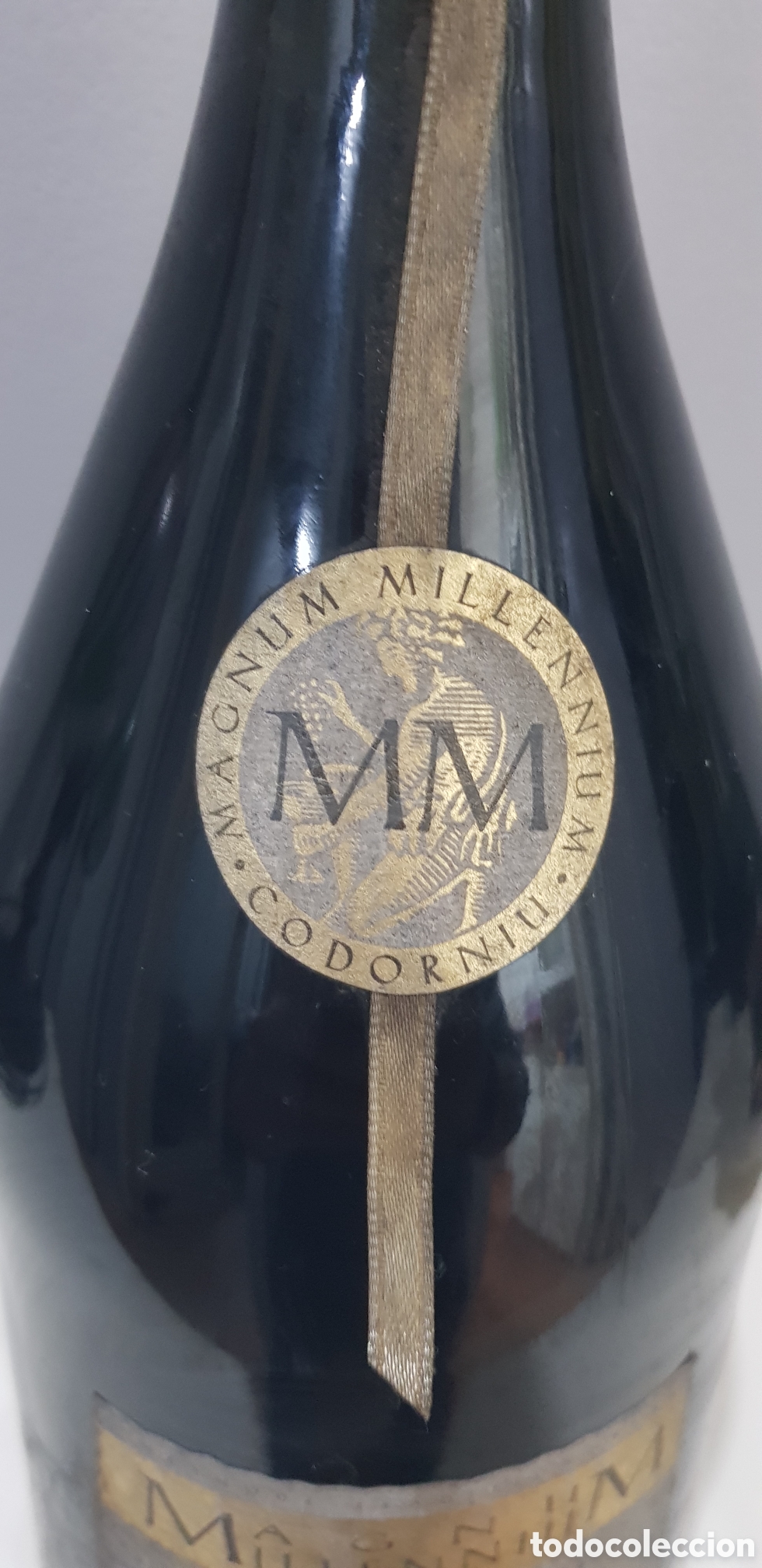 Botellas antiguas: Botella de cava exclusiva codorniu Magnum millenium de 1.5l - Foto 3