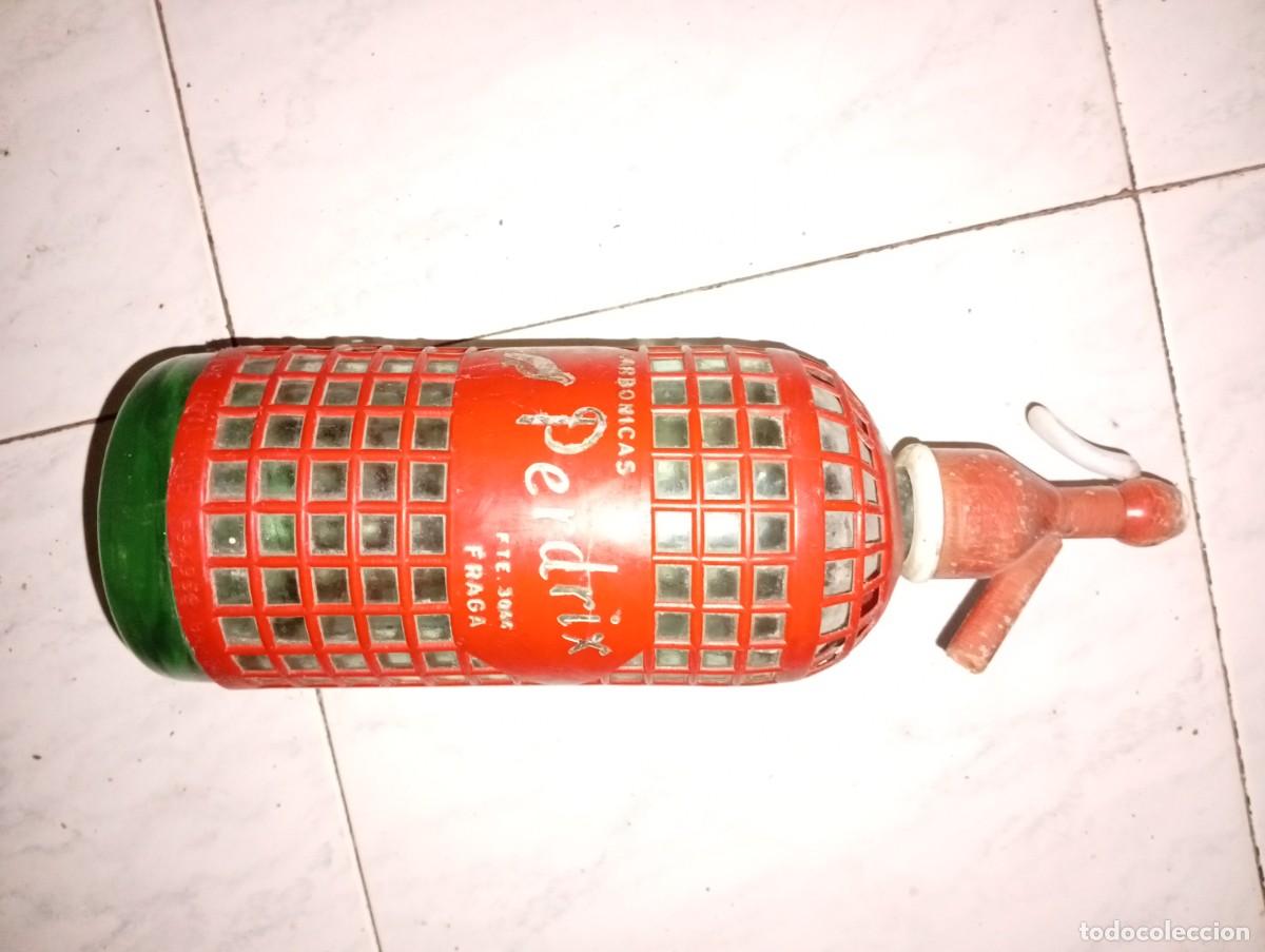 Botellas antiguas: Antigua botella sifon - Foto 1