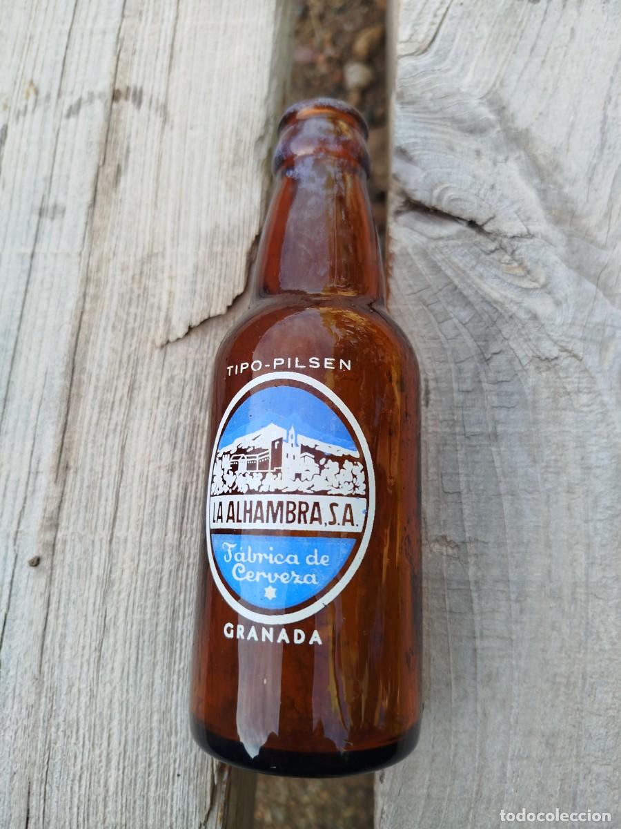 Botellas antiguas: Botella vidrio antigua - Foto 2