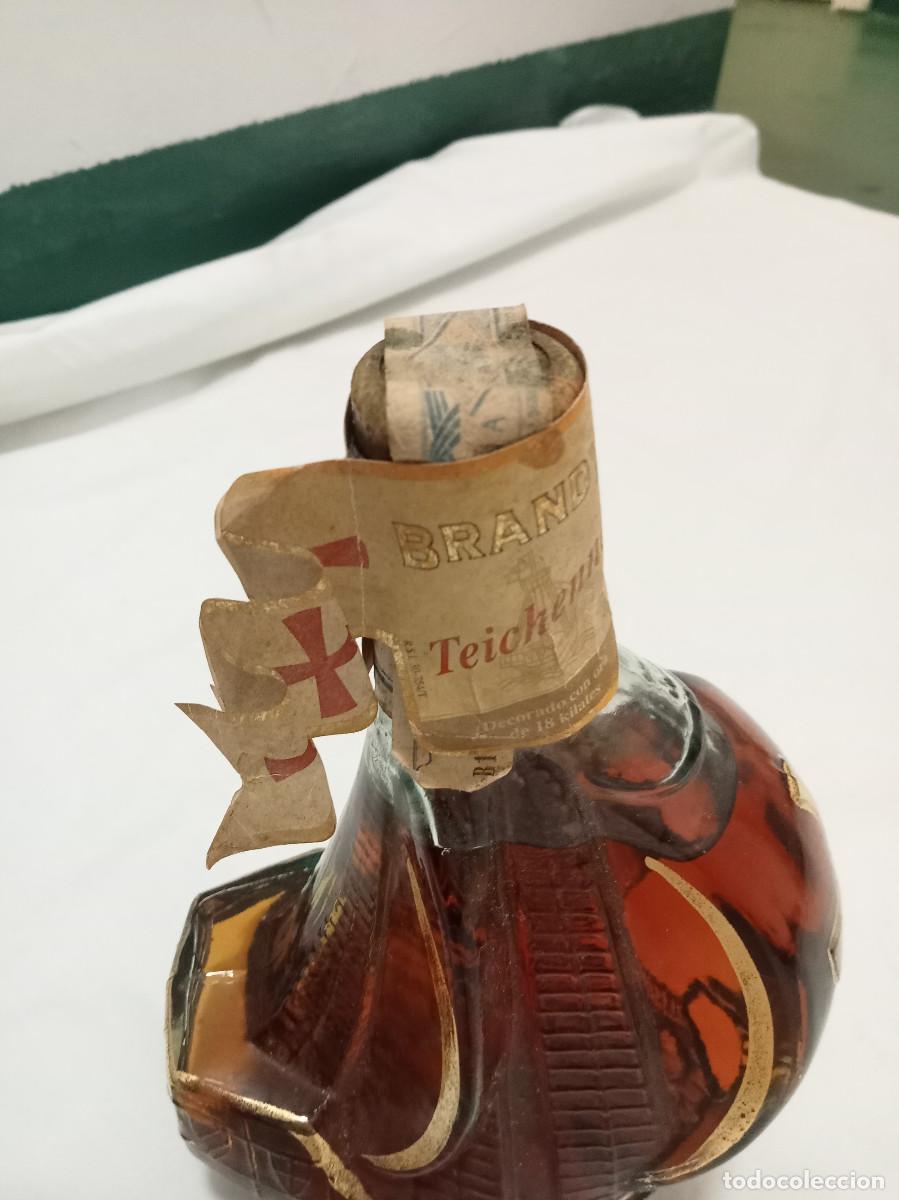 Botellas antiguas: Botella Brandy Teichenne Caravela - Foto 2