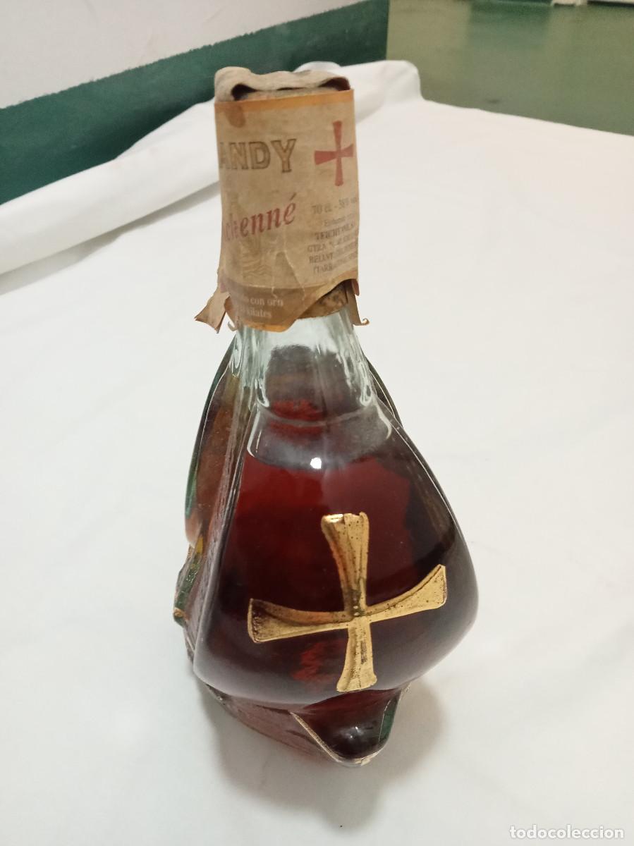 Botellas antiguas: Botella Brandy Teichenne Caravela - Foto 3