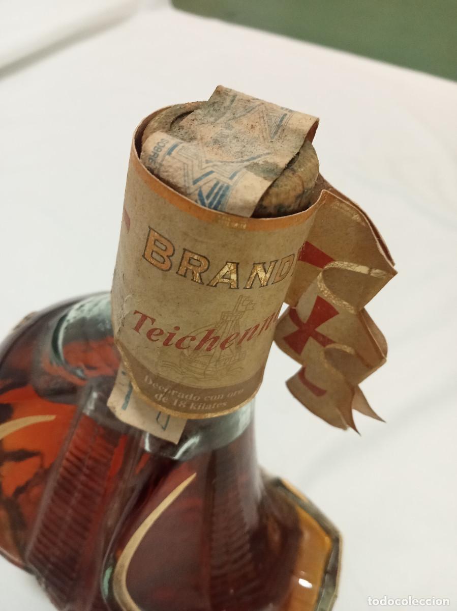 Botellas antiguas: Botella Brandy Teichenne Caravela - Foto 13