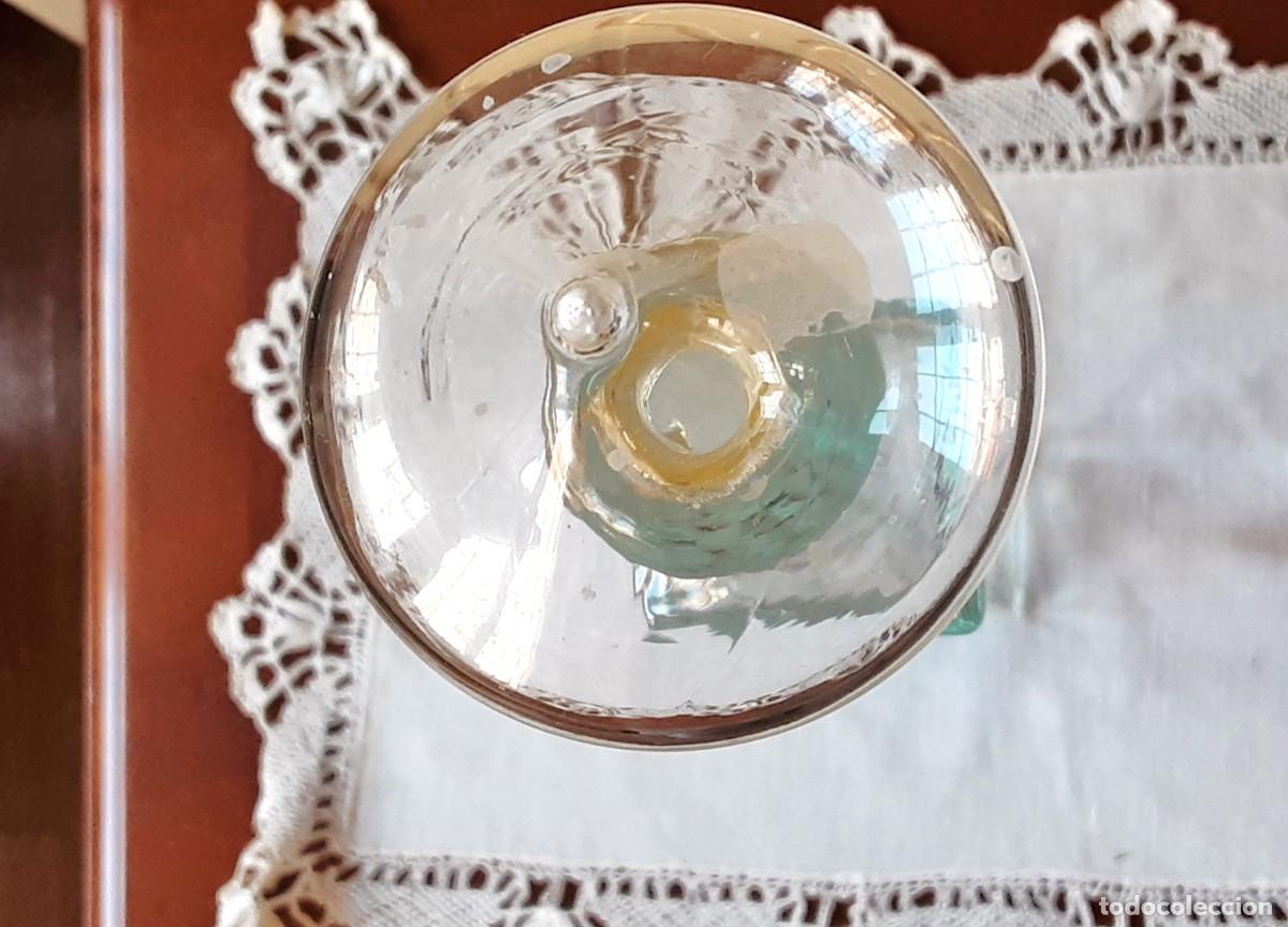 Botellas antiguas: LICORERA DE CRISTAL ALARGADA - Foto 10