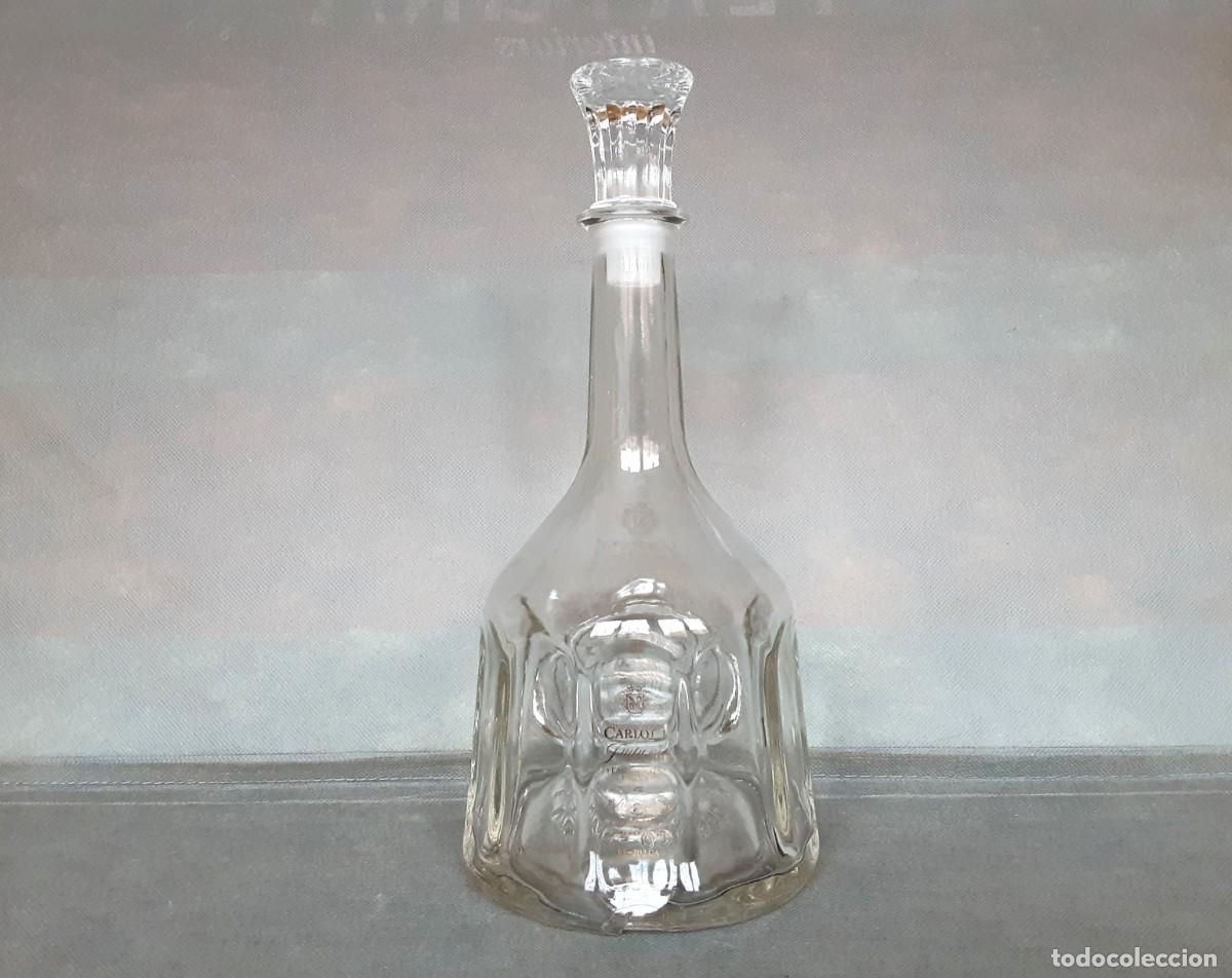 Botellas antiguas: BOTELLA LICORERA CARLOS I IMPERIAL - Foto 2
