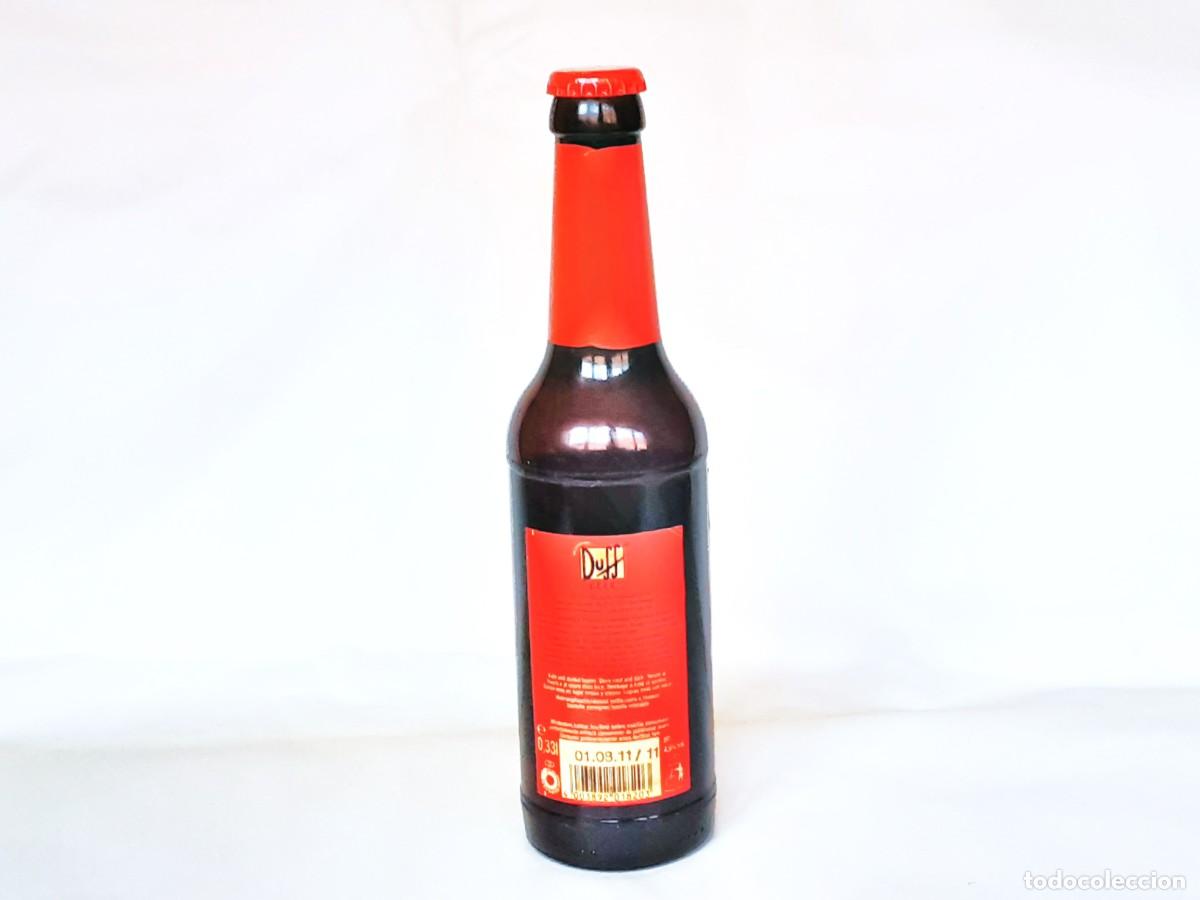 Botellas antiguas: BOTELLA DE CERVEZA DUFF 33 cl SIN ABRIR - Foto 2
