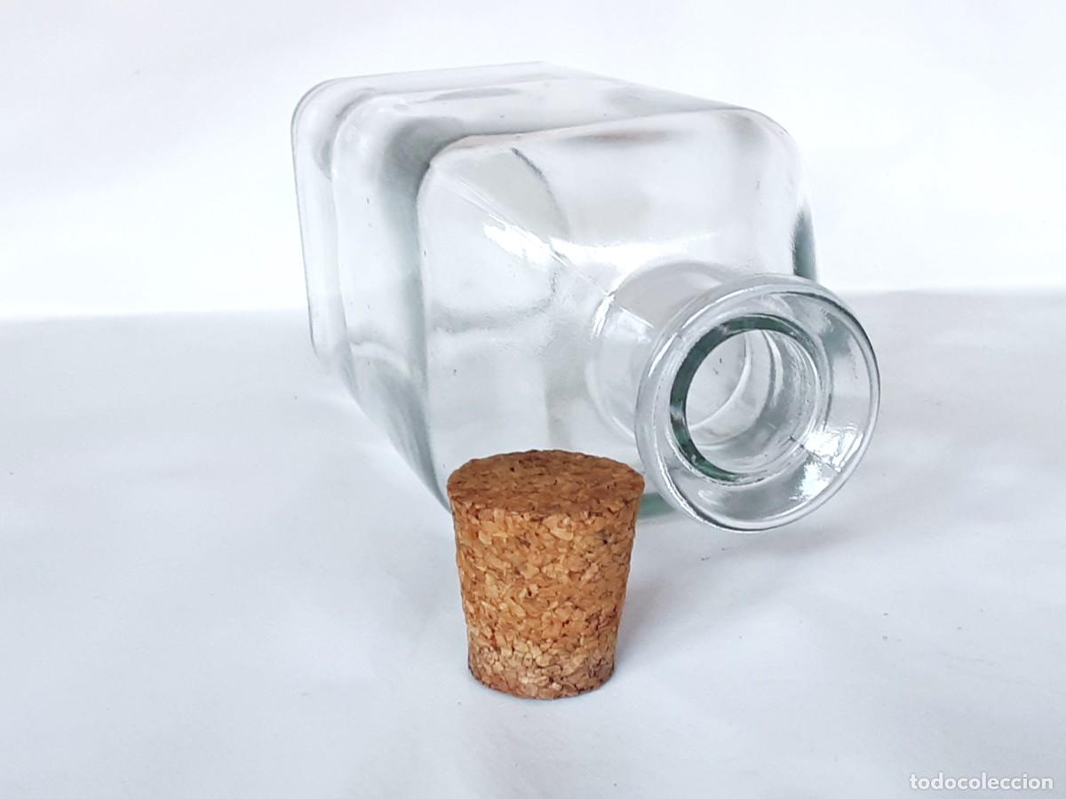 Botellas antiguas: FRASCA DE CRISTAL MOLDEADO 1 L (1) - Foto 4