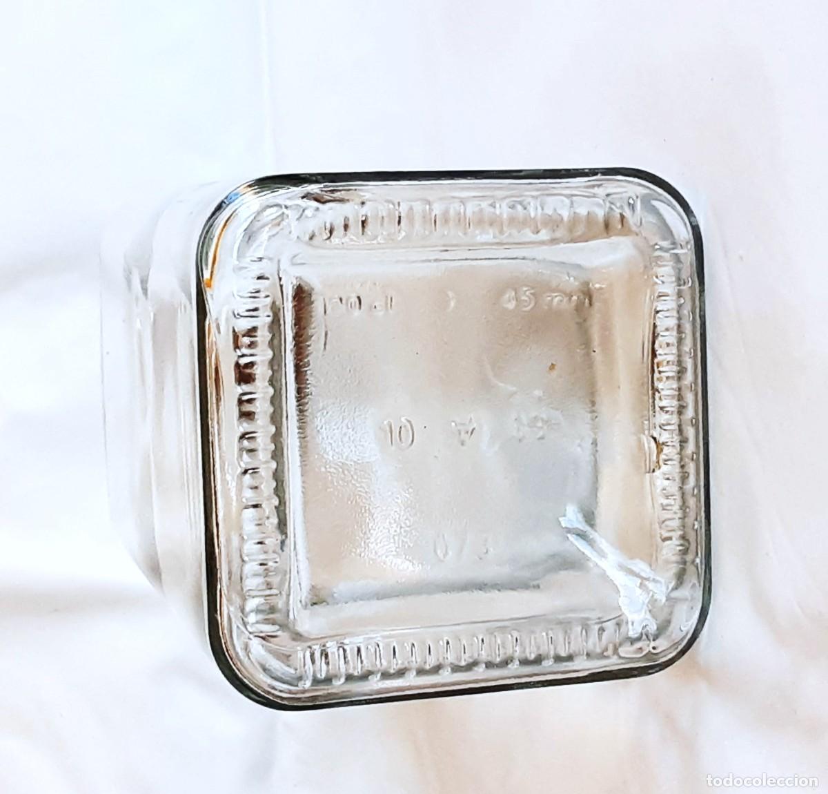 Botellas antiguas: FRASCA DE CRISTAL MOLDEADO 1 L (1) - Foto 5