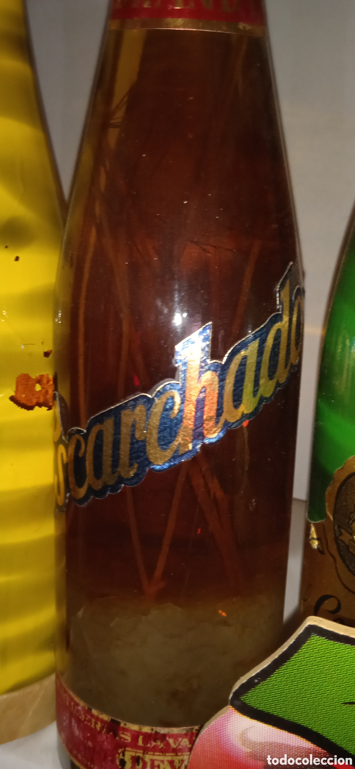 Botellas antiguas: Lote 6 Botellas Anis Escarchado - Foto 2