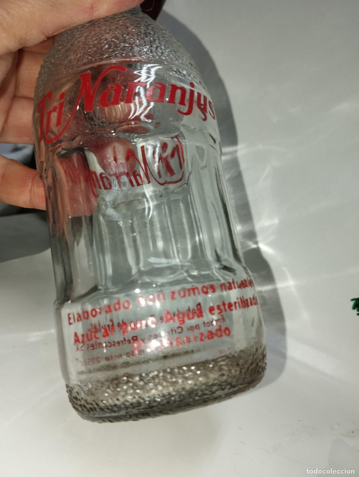 Botellas antiguas: BOTELLA DE TRINARANJUS ANTIGUA - Foto 4