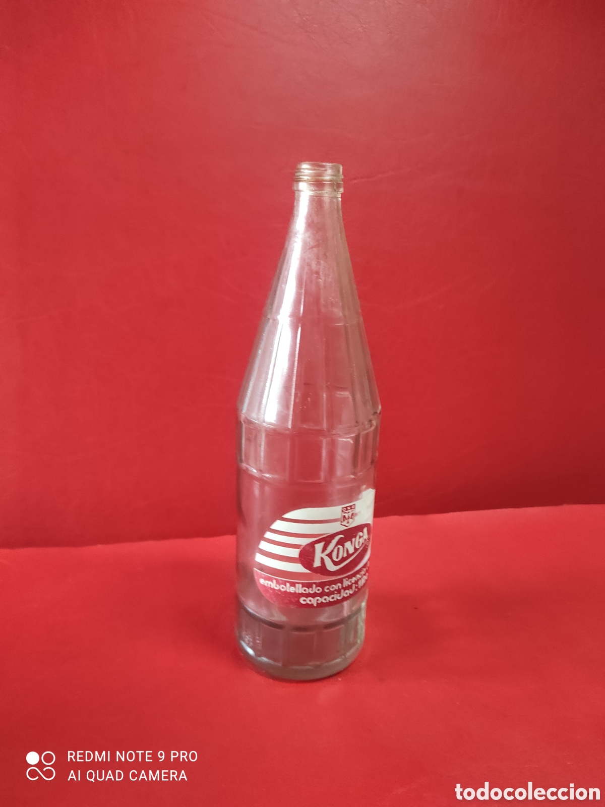 Botellas antiguas: Antigua botella de gaseosa KONGA - Foto 2