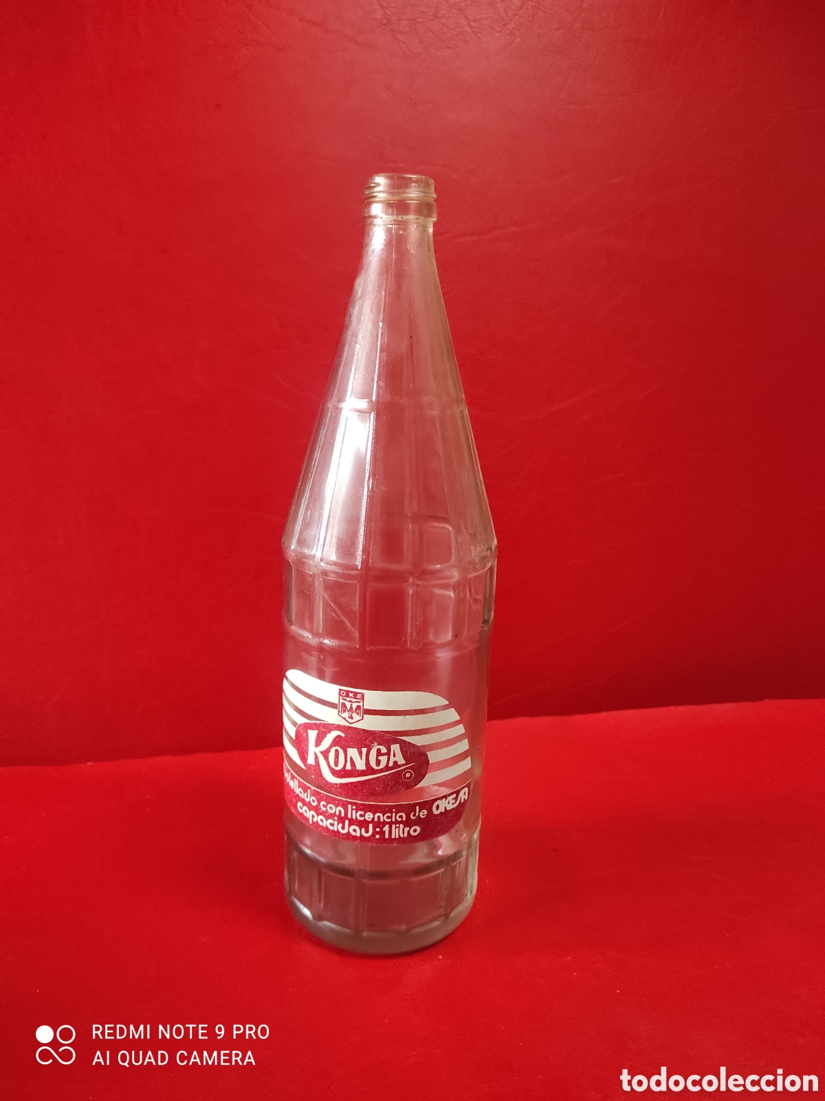 Botellas antiguas: Antigua botella de gaseosa KONGA - Foto 1